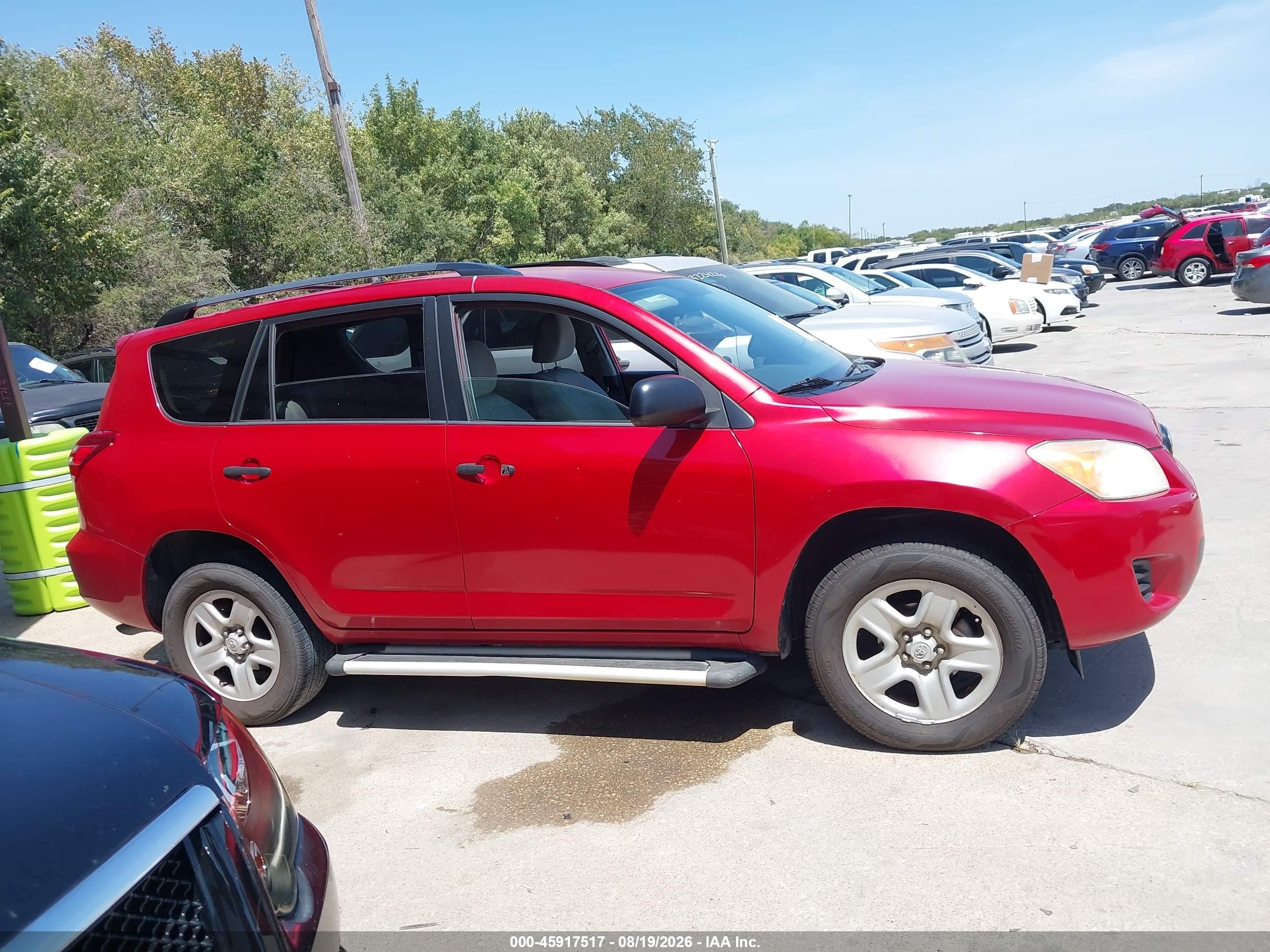 2011 Toyota Rav4   Red vin: 2T3ZF4DV7BW053876