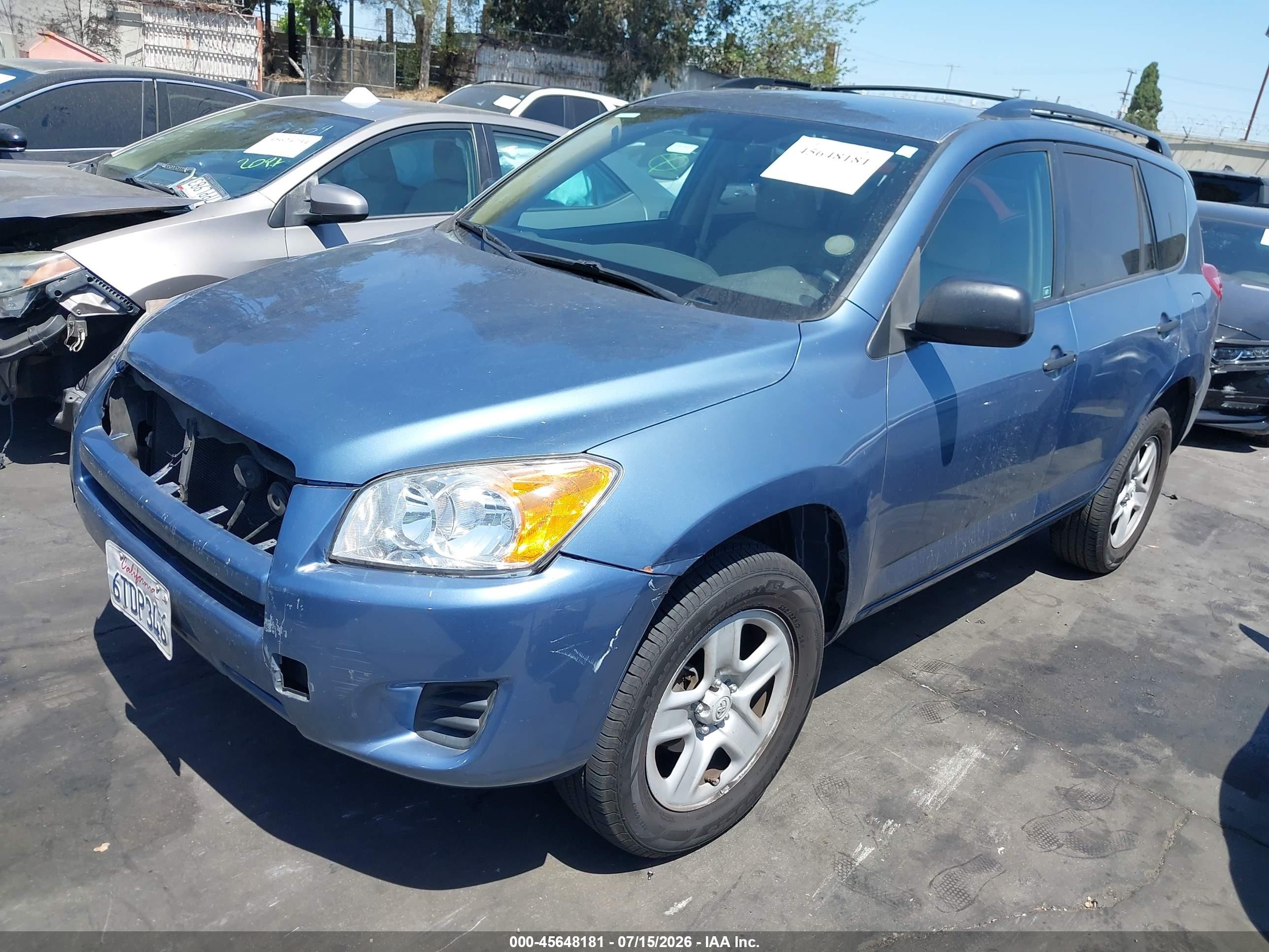 2011 Toyota Rav4 Синий vin: 2T3ZF4DV7BW076025