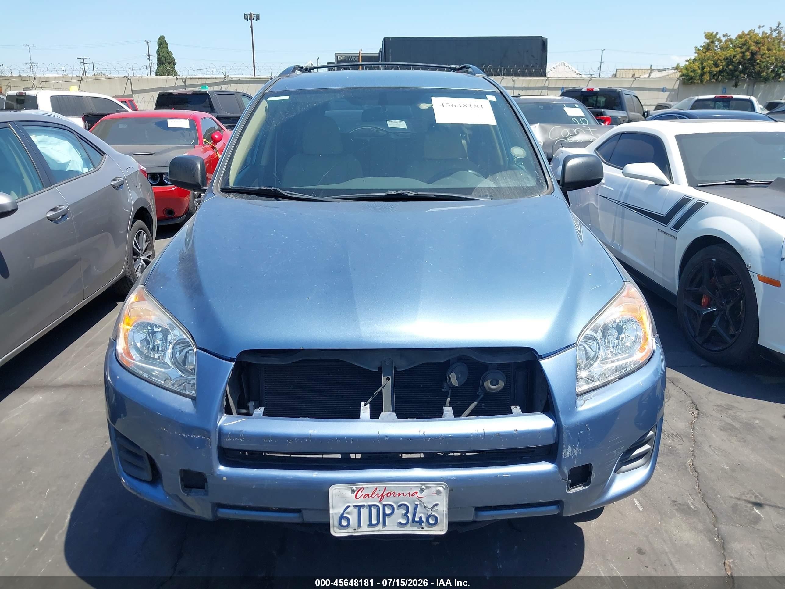 2011 Toyota Rav4 Синий vin: 2T3ZF4DV7BW076025