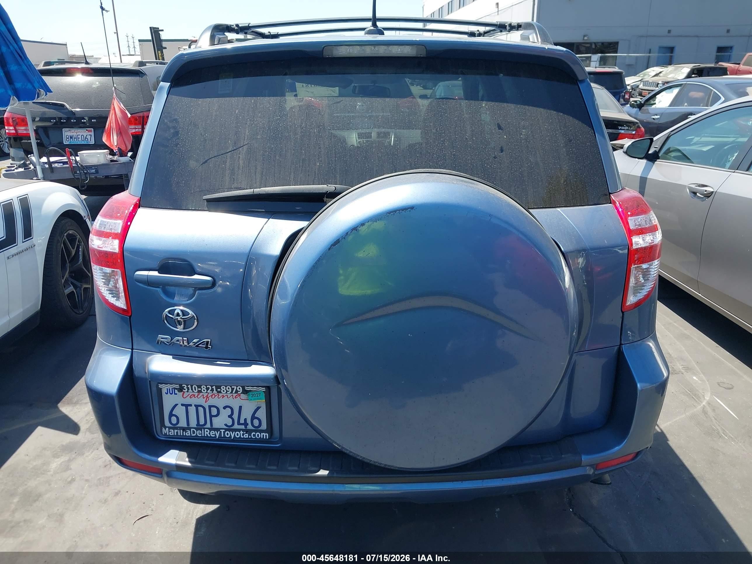 2011 Toyota Rav4 Синий vin: 2T3ZF4DV7BW076025