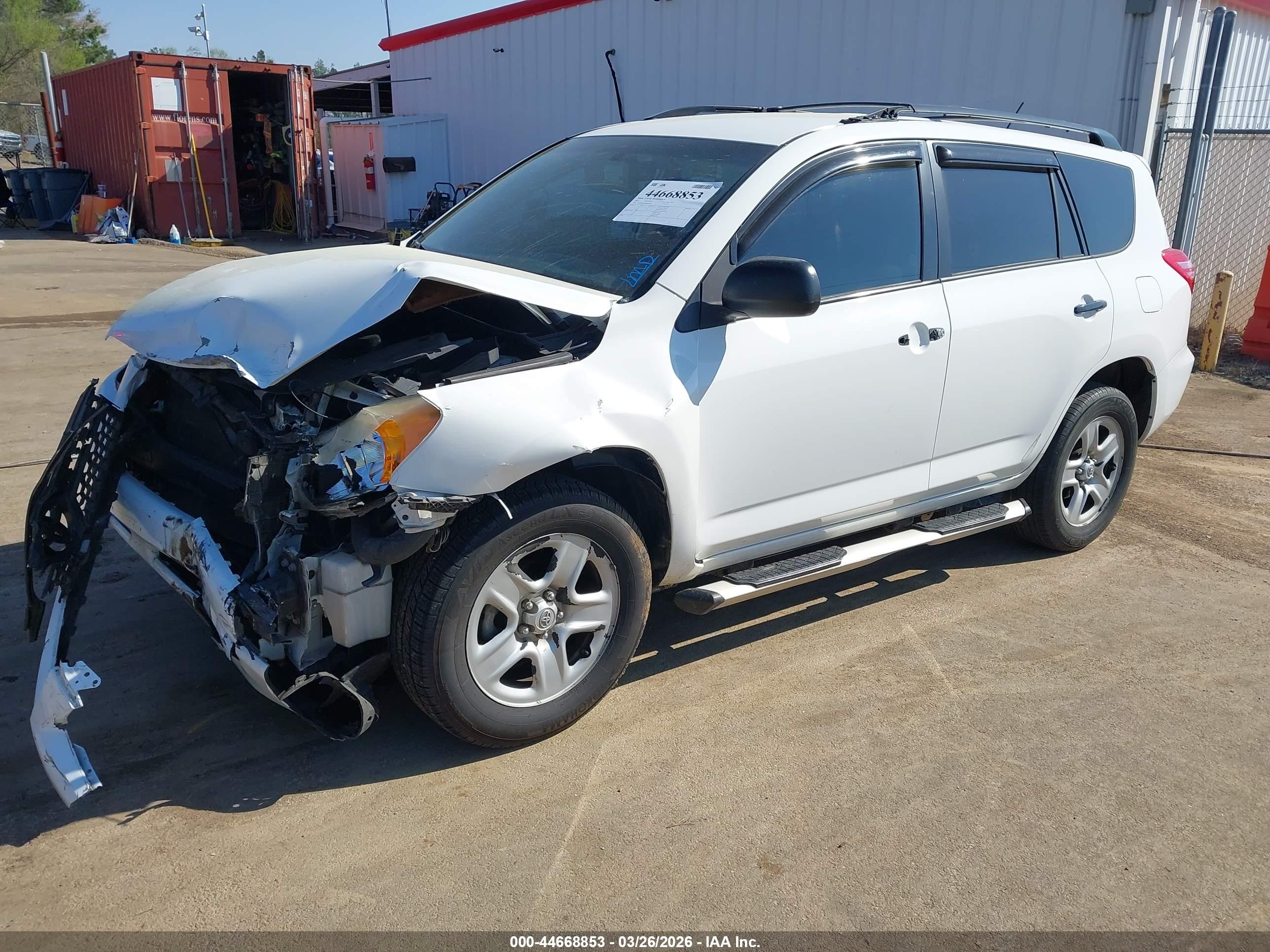 2011 Toyota Rav4   White vin: 2T3ZF4DV7BW082410