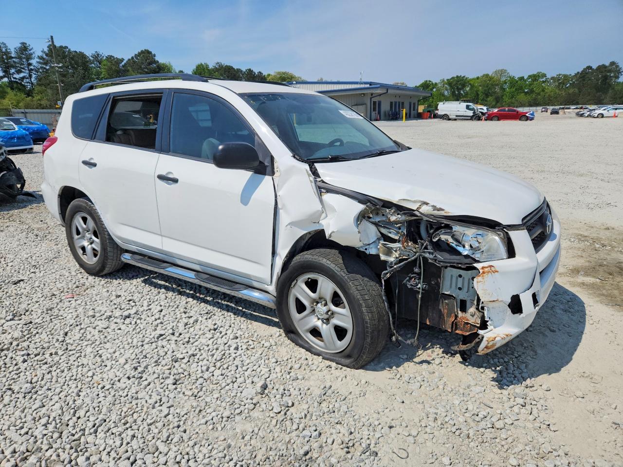 2011 Toyota Rav4 Base White vin: 2T3ZF4DV7BW086005