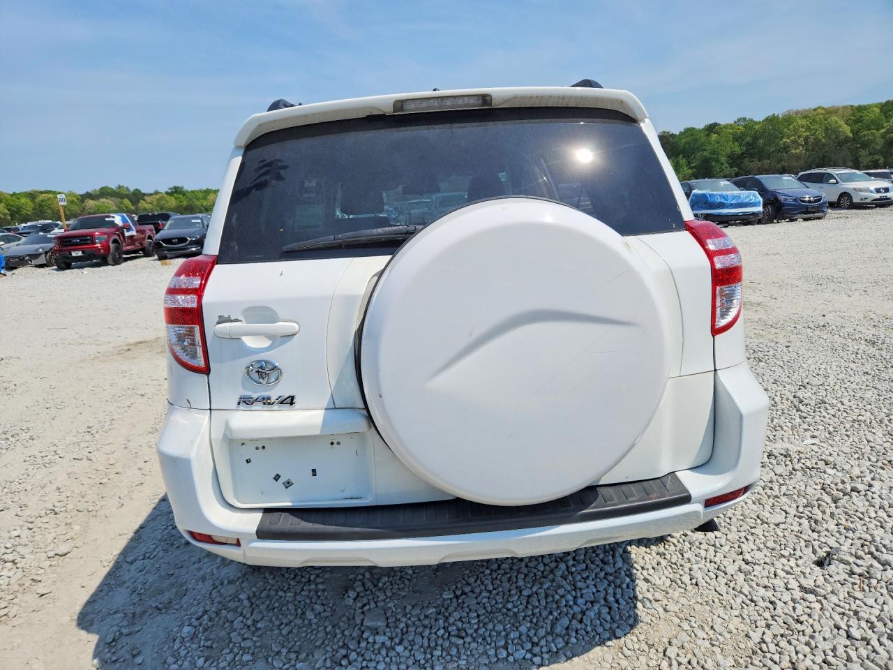 2011 Toyota Rav4 Base White vin: 2T3ZF4DV7BW086005