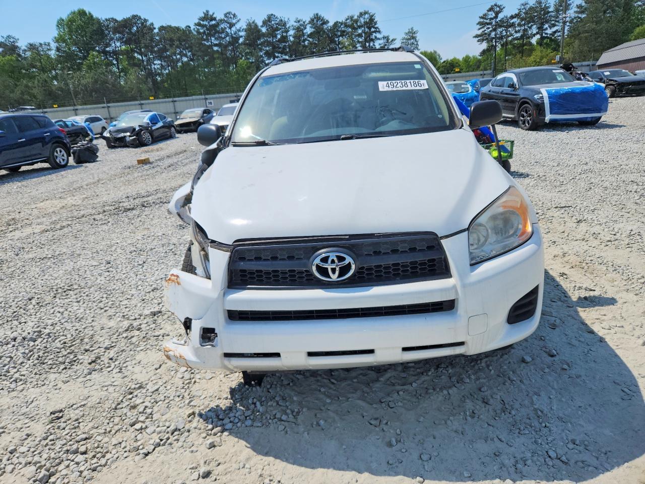 2011 Toyota Rav4 Base White vin: 2T3ZF4DV7BW086005