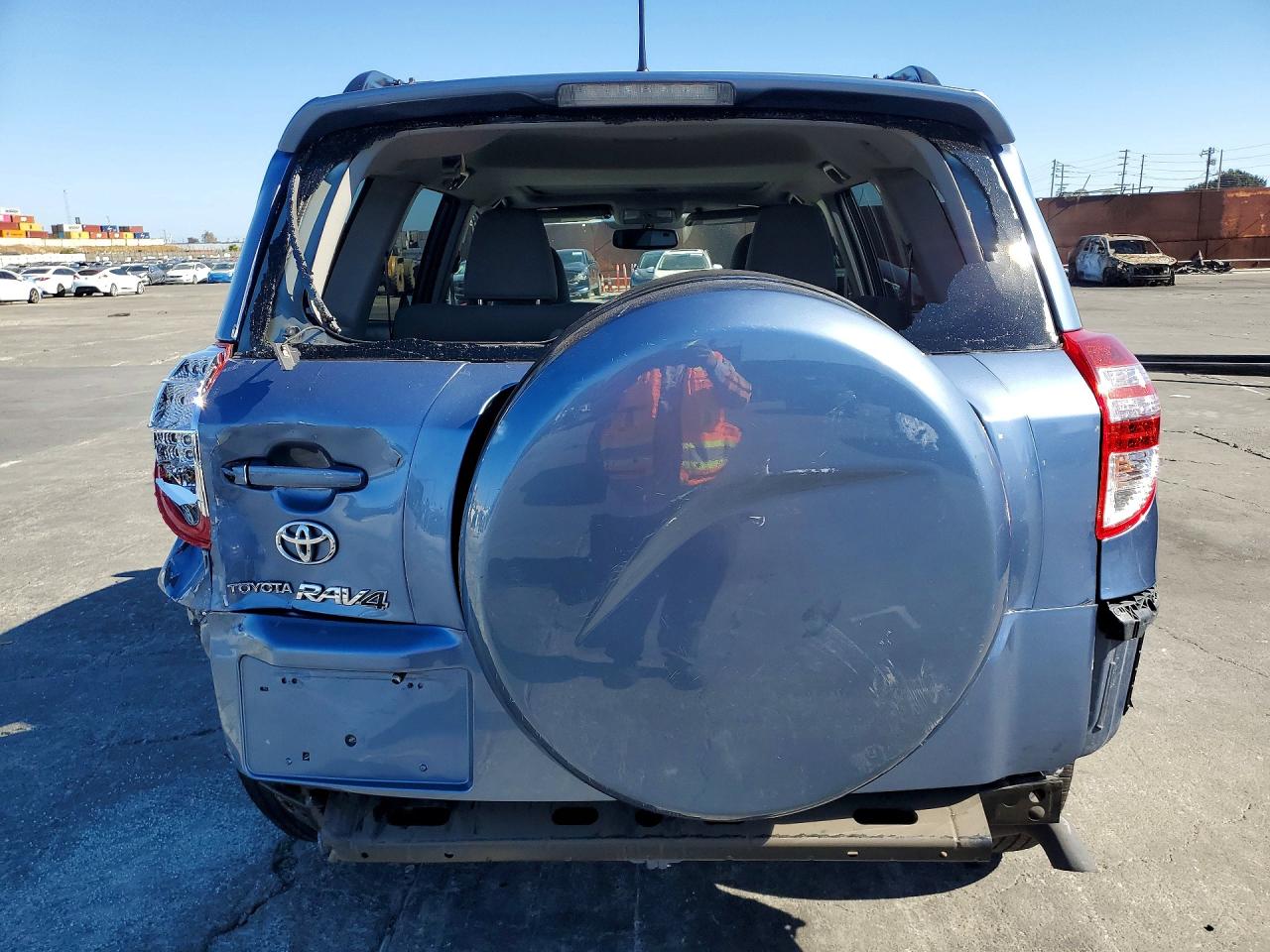 2012 Toyota Rav4 Base Blue vin: 2T3ZF4DV7CW113172