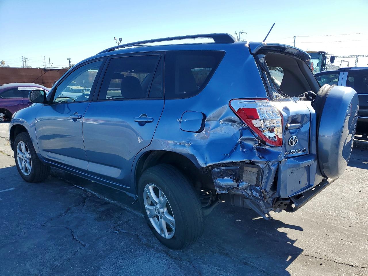 2012 Toyota Rav4 Base Blue vin: 2T3ZF4DV7CW113172