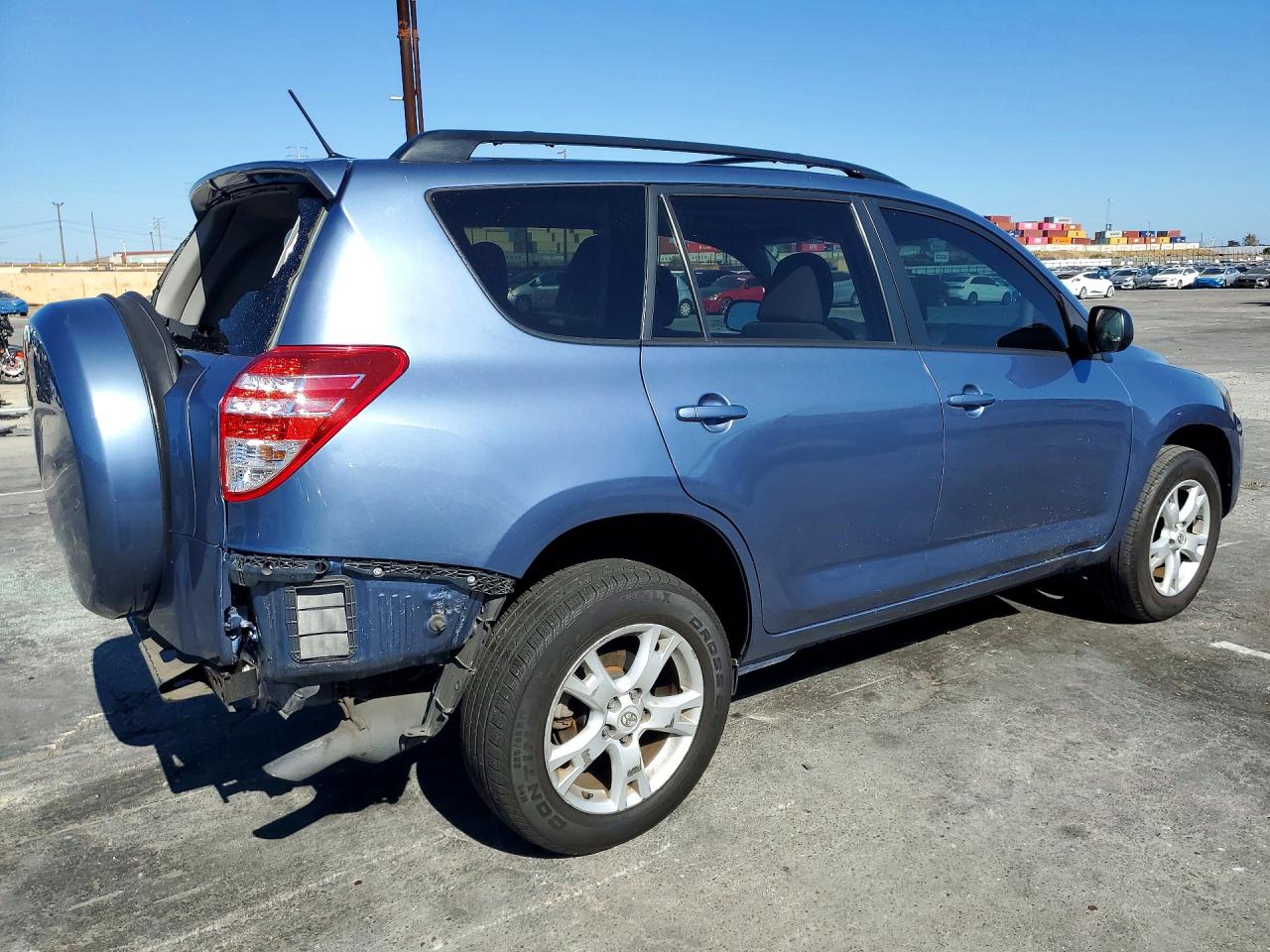 2012 Toyota Rav4 Base Blue vin: 2T3ZF4DV7CW113172