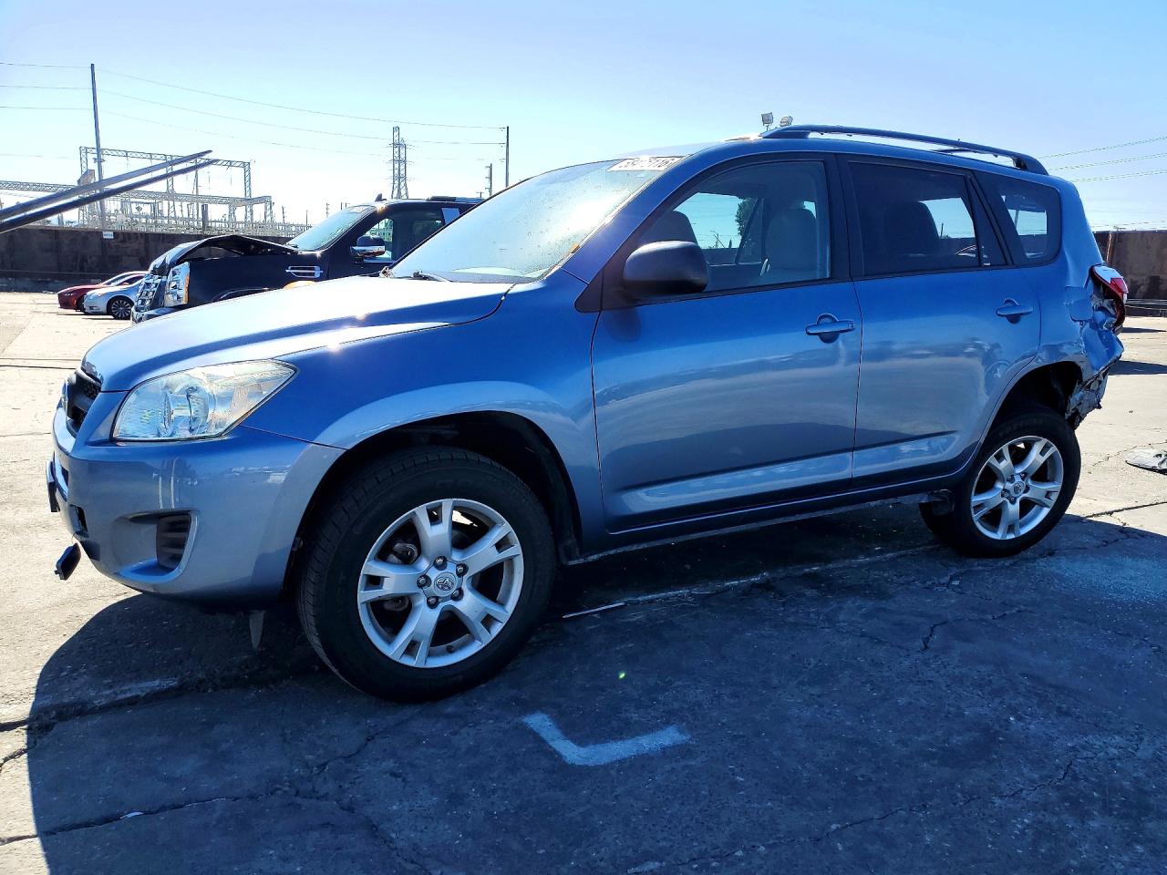 2012 Toyota Rav4 Base Blue vin: 2T3ZF4DV7CW113172