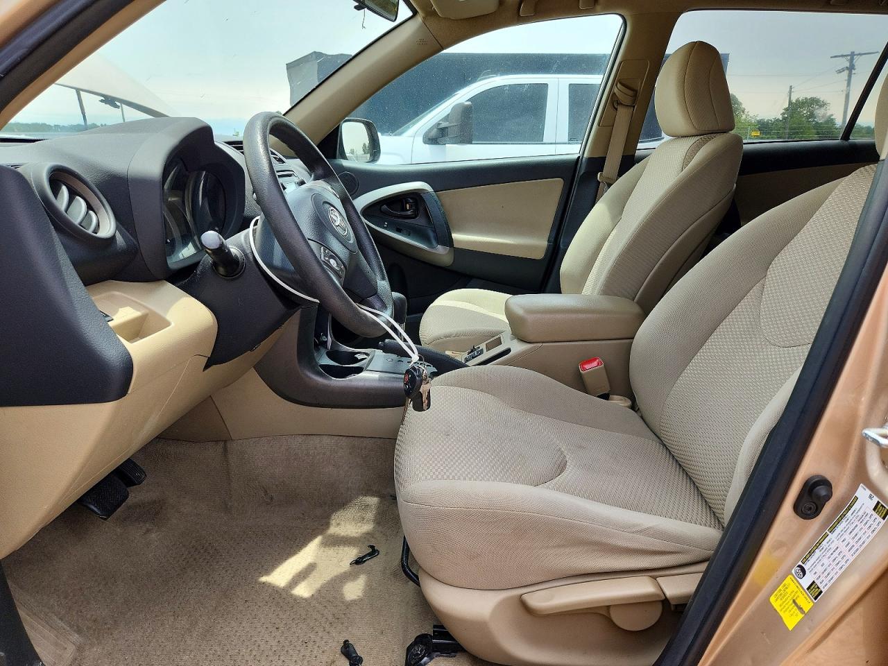 2012 Toyota Rav4 Base Бежевый vin: 2T3ZF4DV7CW124804