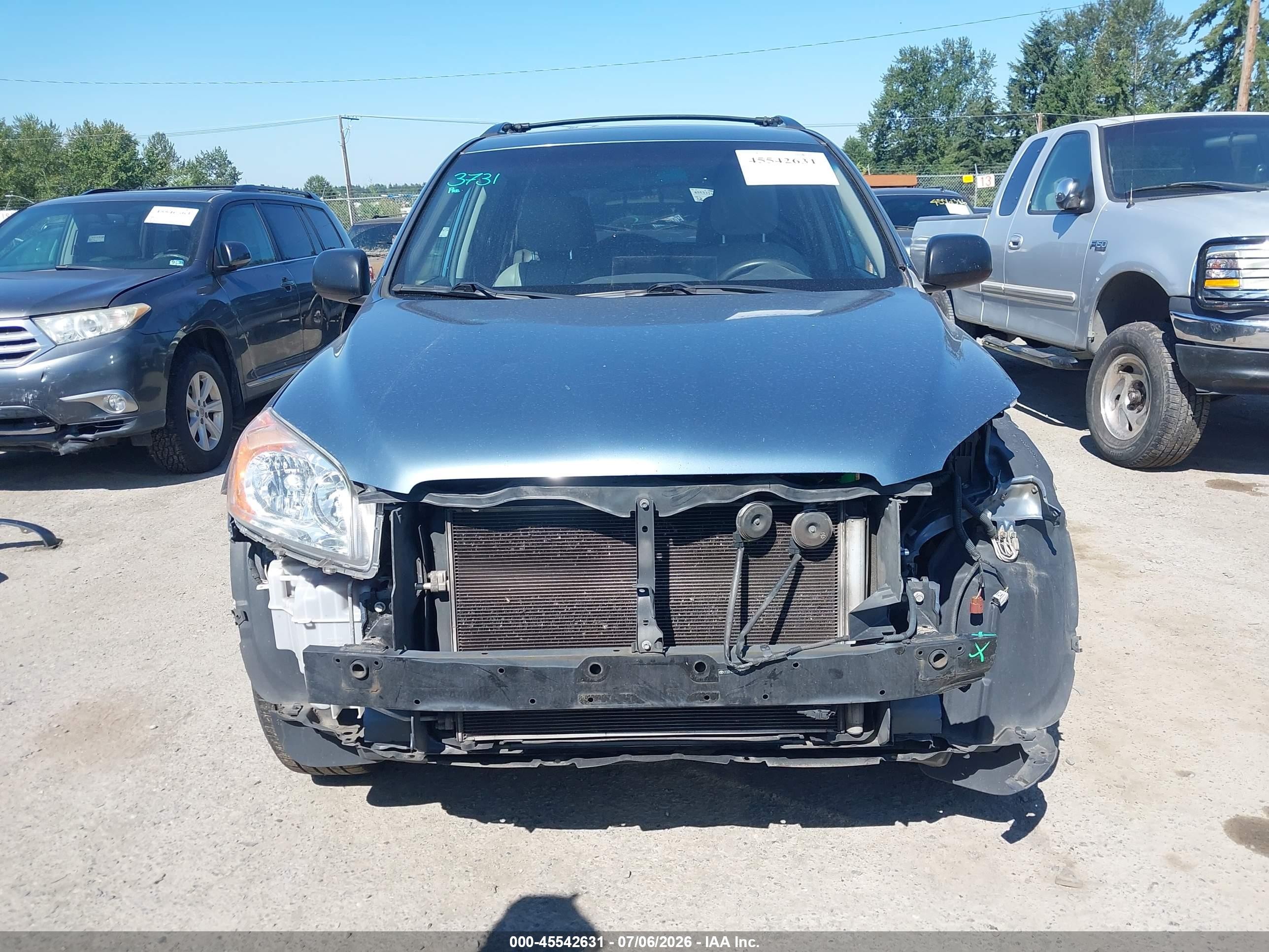 2012 Toyota Rav4   Blue vin: 2T3ZF4DV7CW130392