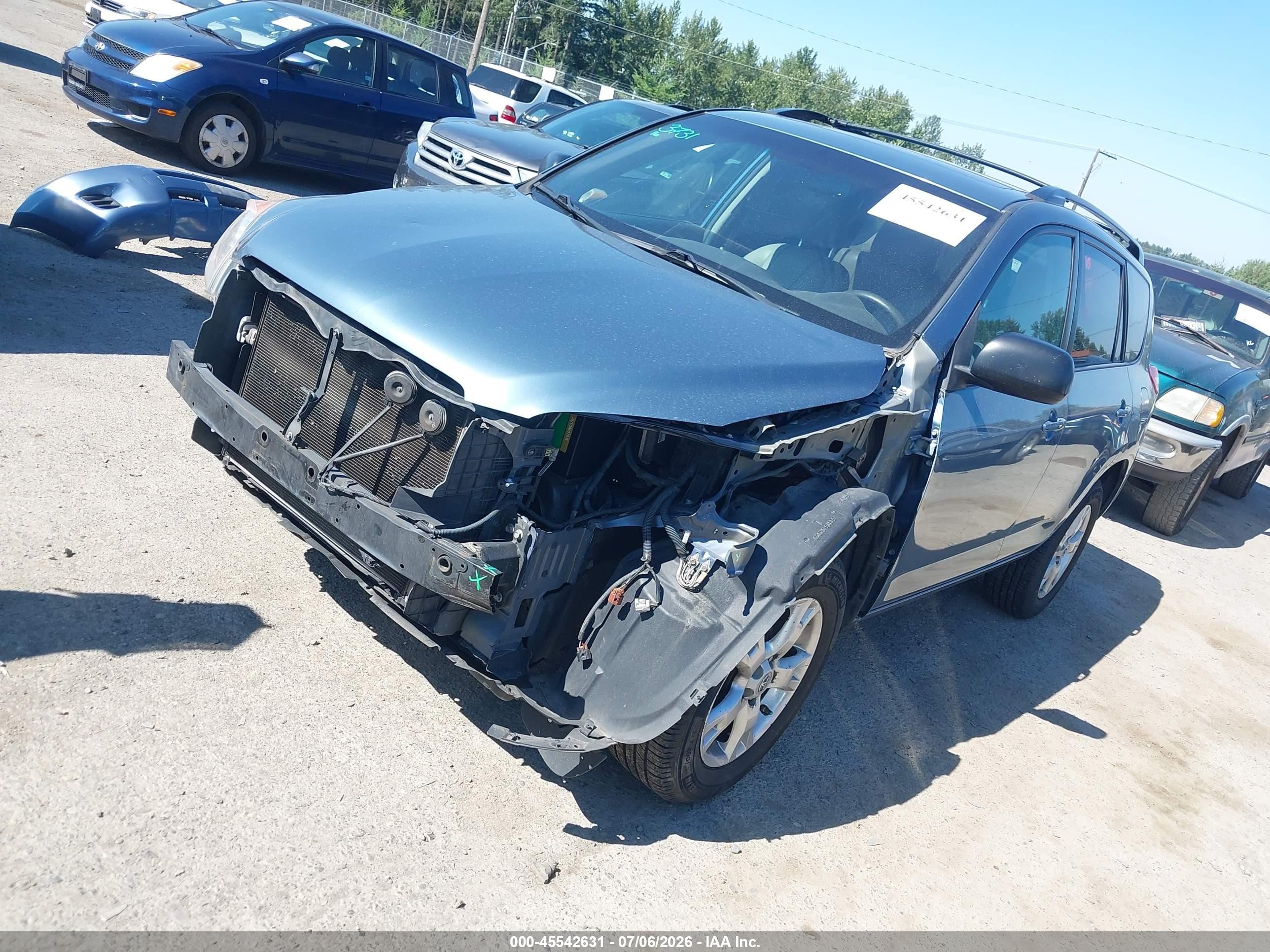 2012 Toyota Rav4   Blue vin: 2T3ZF4DV7CW130392