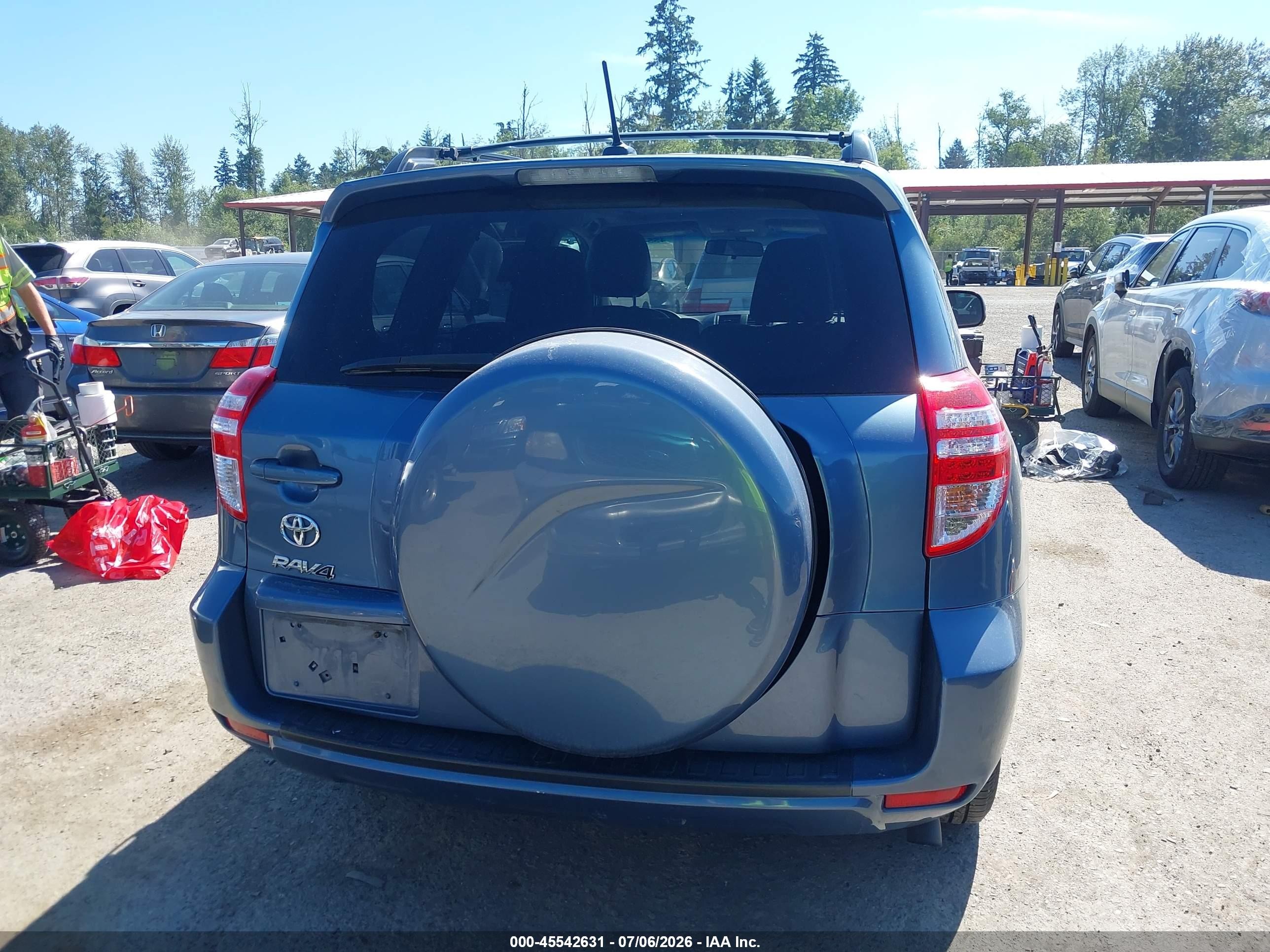 2012 Toyota Rav4   Blue vin: 2T3ZF4DV7CW130392