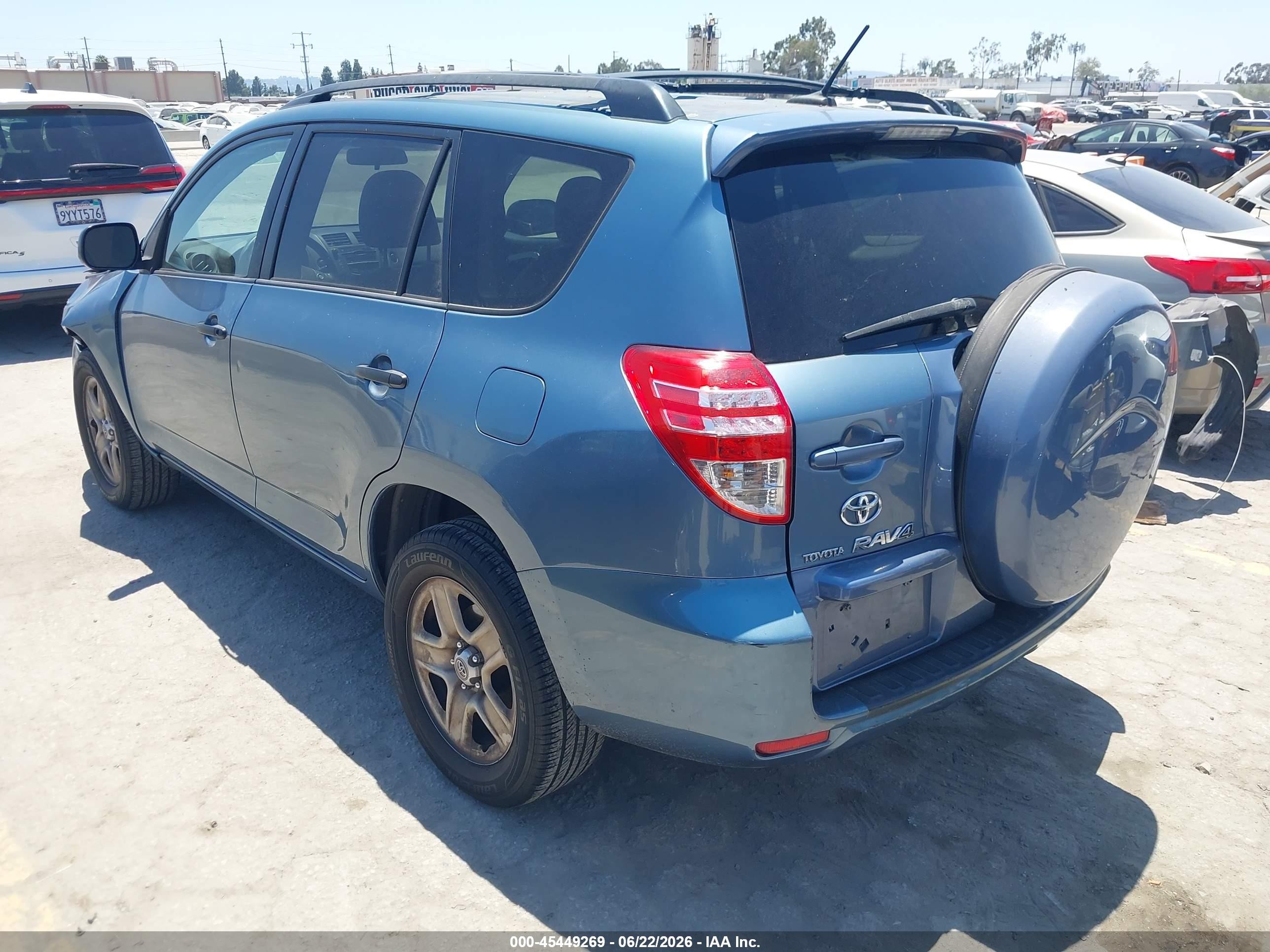 2010 Toyota Rav4   Light Blue vin: 2T3ZF4DV8AW024269