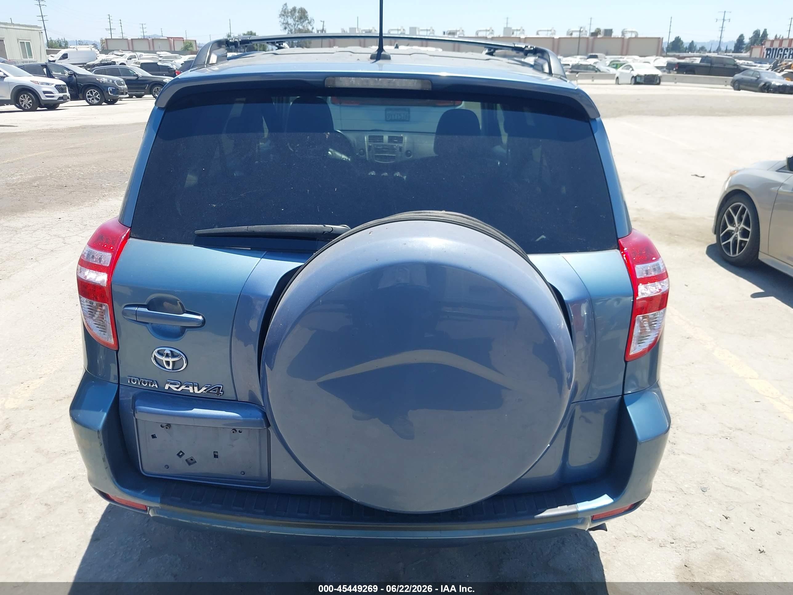 2010 Toyota Rav4   Light Blue vin: 2T3ZF4DV8AW024269