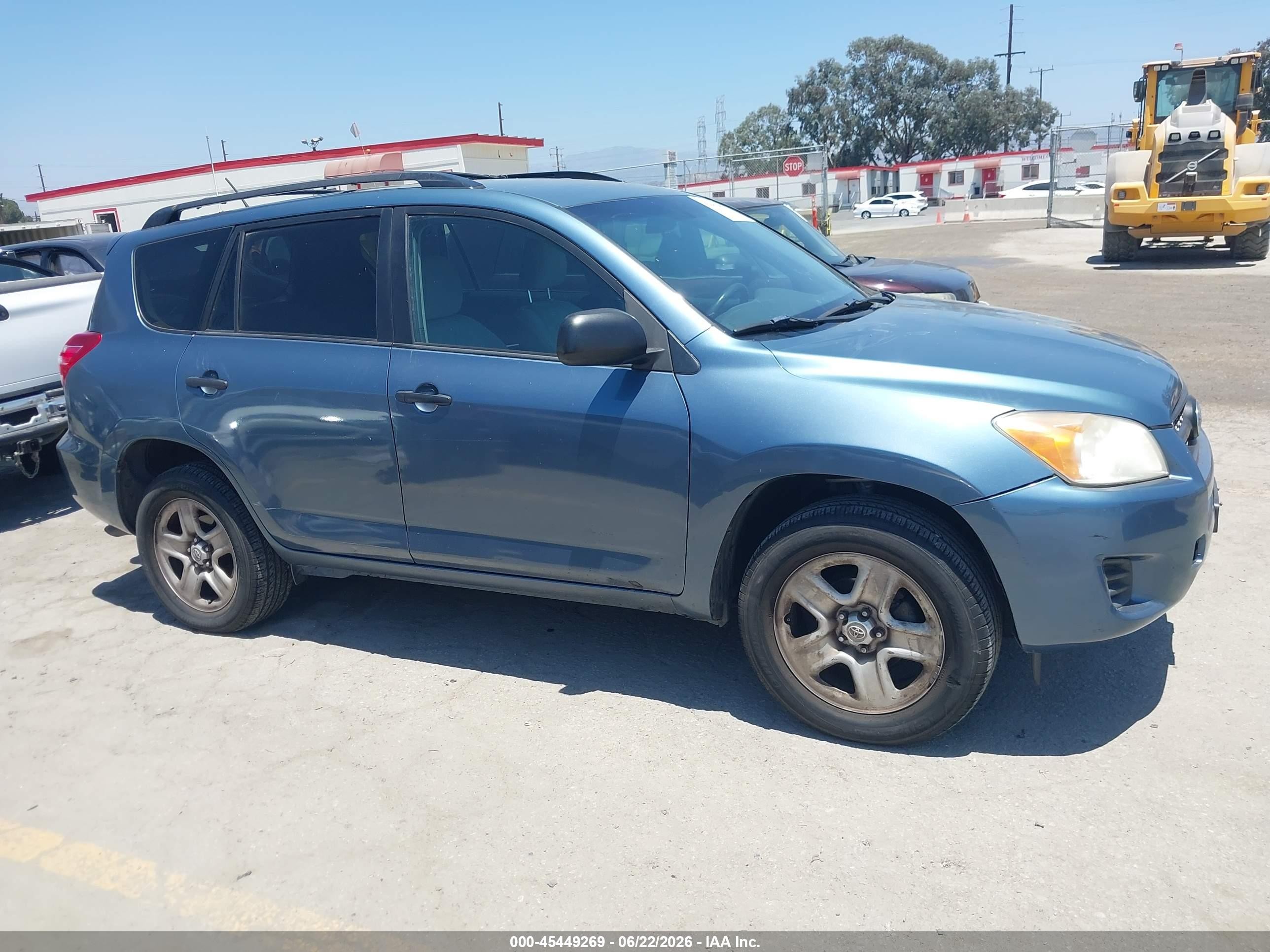 2010 Toyota Rav4   Light Blue vin: 2T3ZF4DV8AW024269