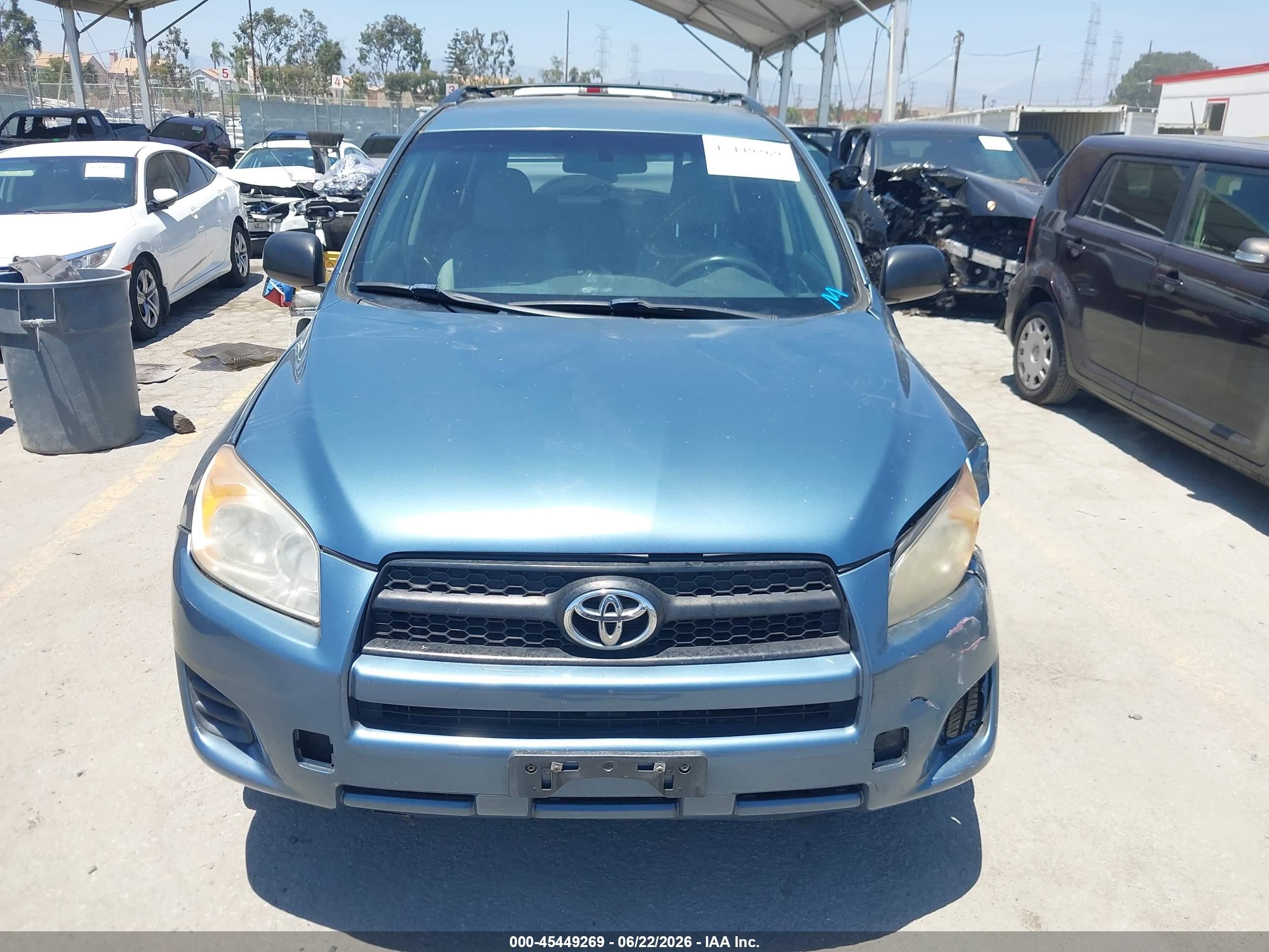 2010 Toyota Rav4   Light Blue vin: 2T3ZF4DV8AW024269