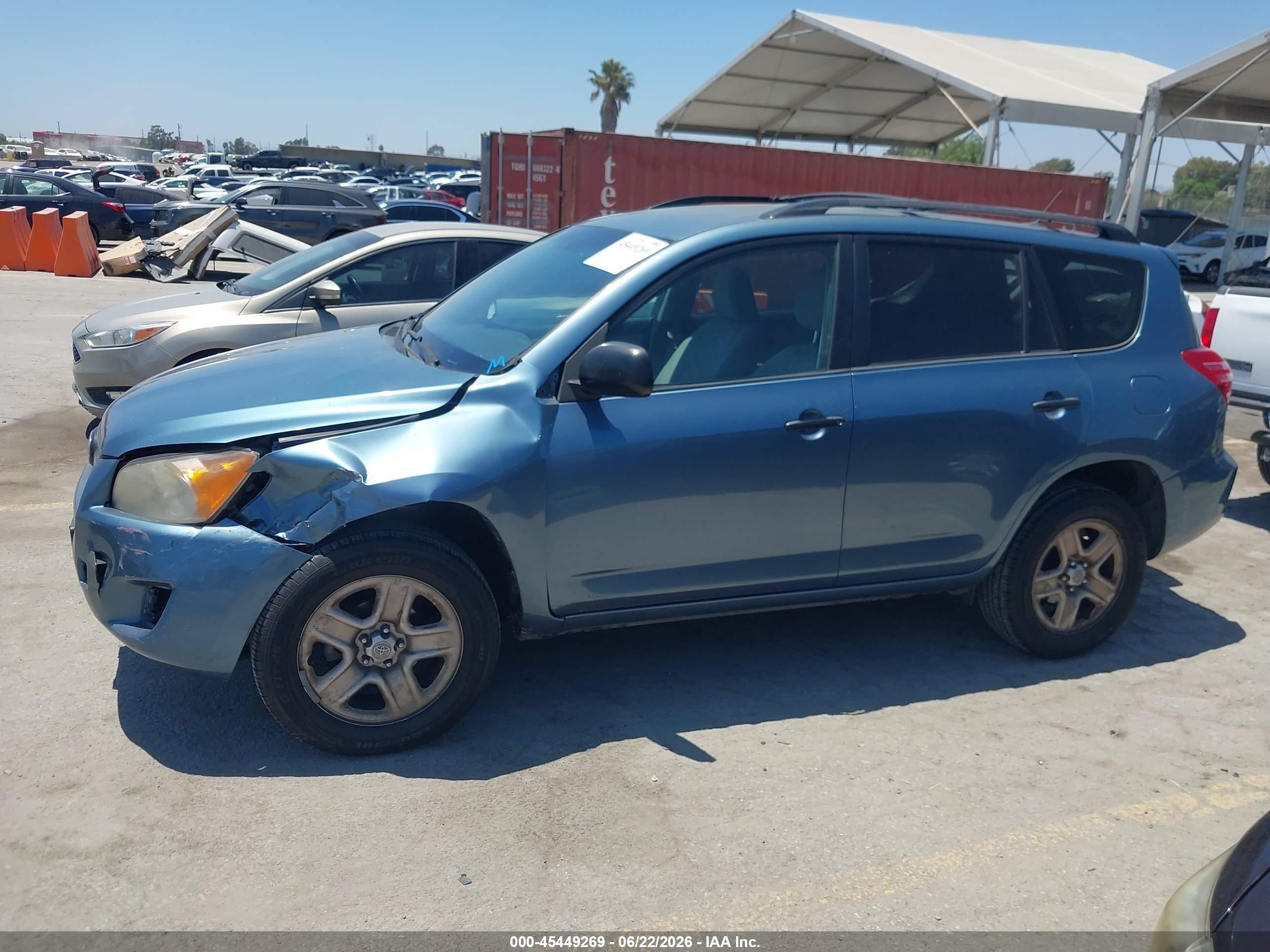 2010 Toyota Rav4   Light Blue vin: 2T3ZF4DV8AW024269