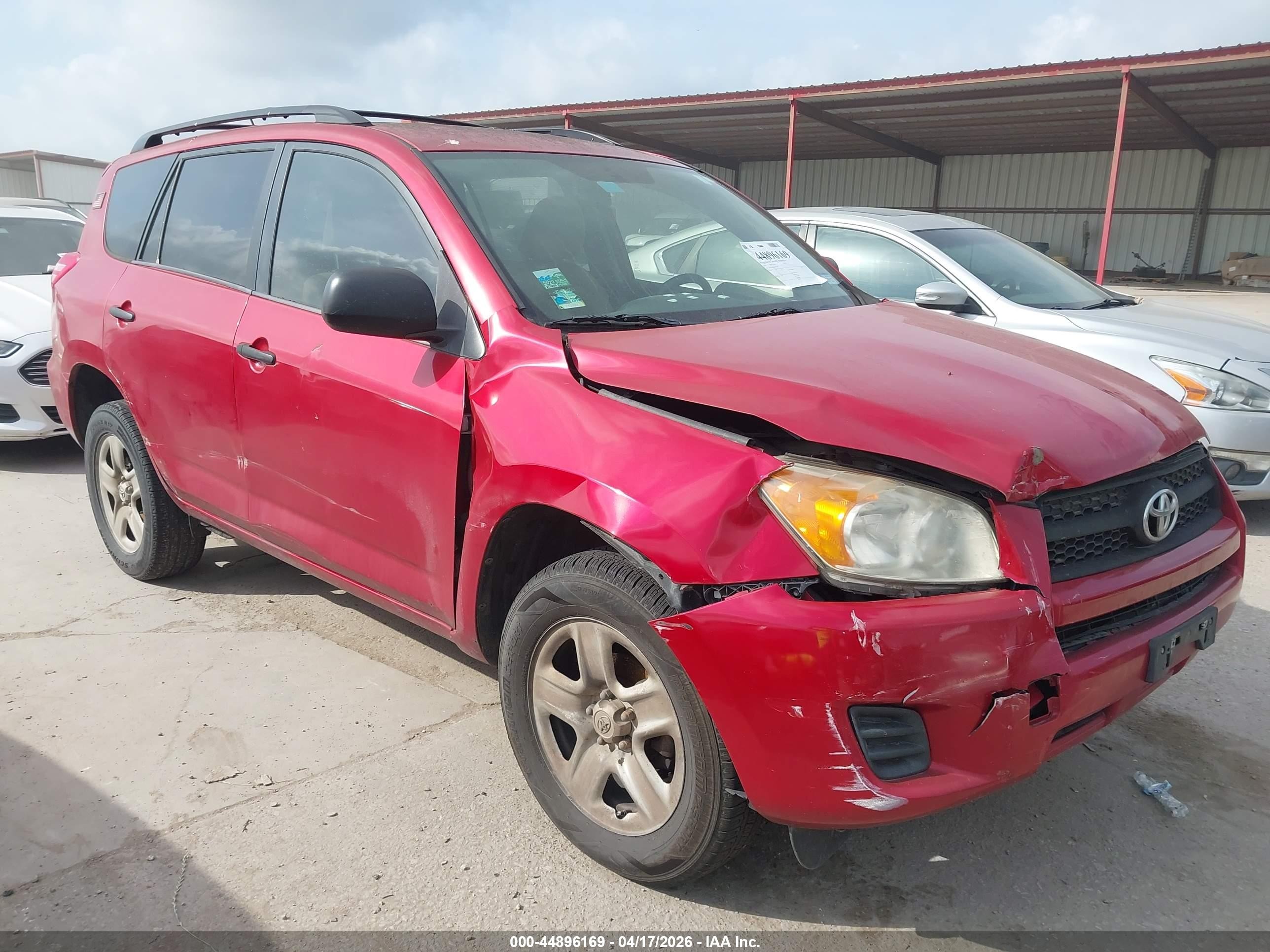 2010 Toyota Rav4   Red vin: 2T3ZF4DV8AW027589