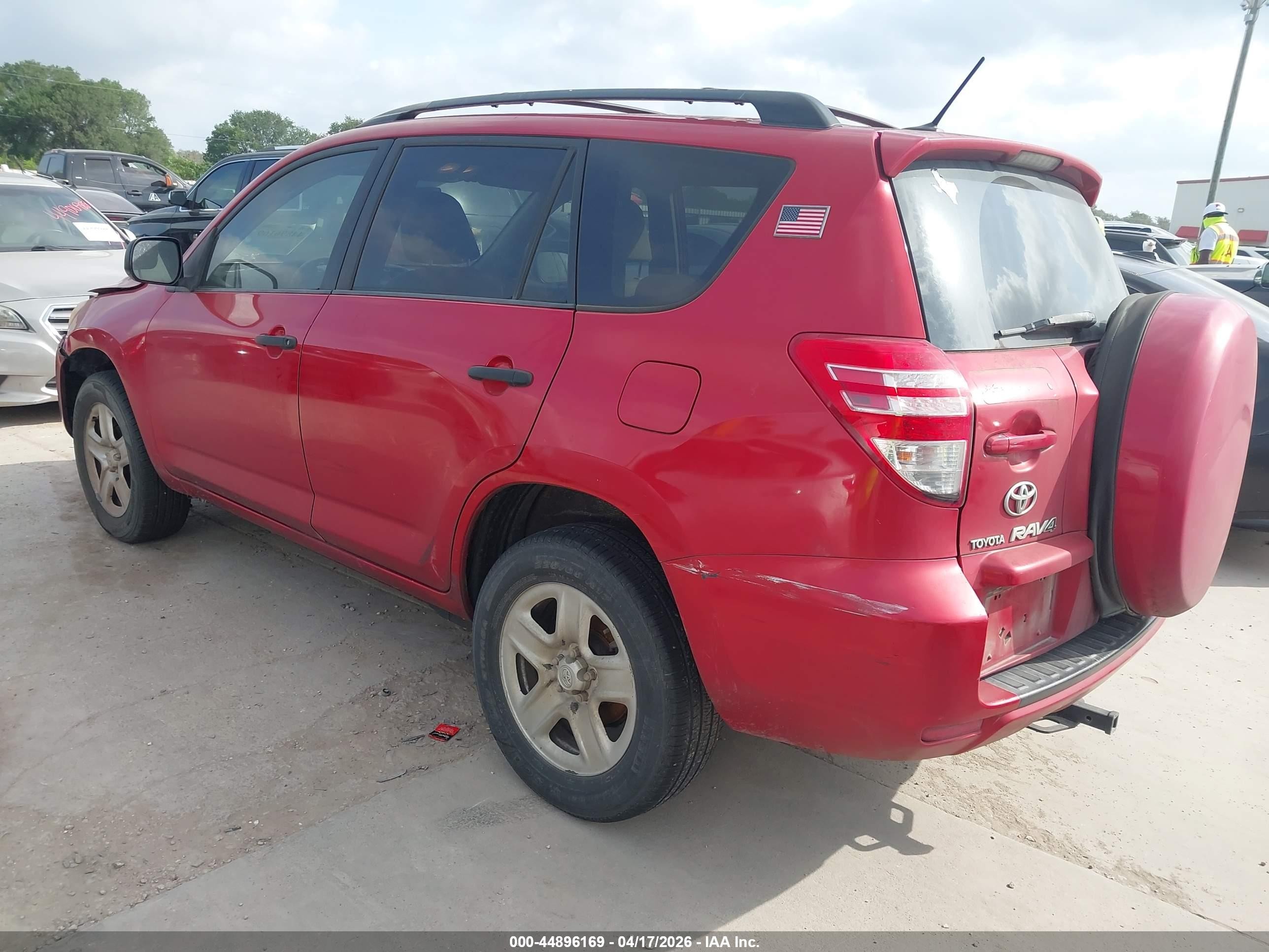 2010 Toyota Rav4   Red vin: 2T3ZF4DV8AW027589