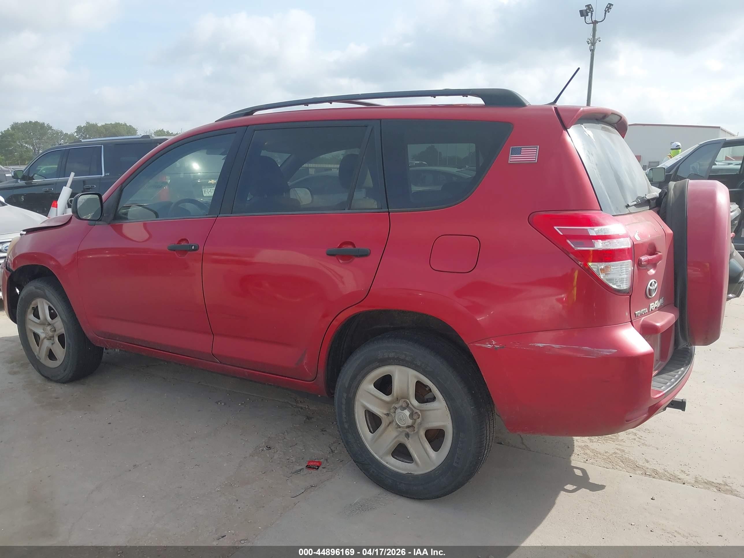 2010 Toyota Rav4   Red vin: 2T3ZF4DV8AW027589