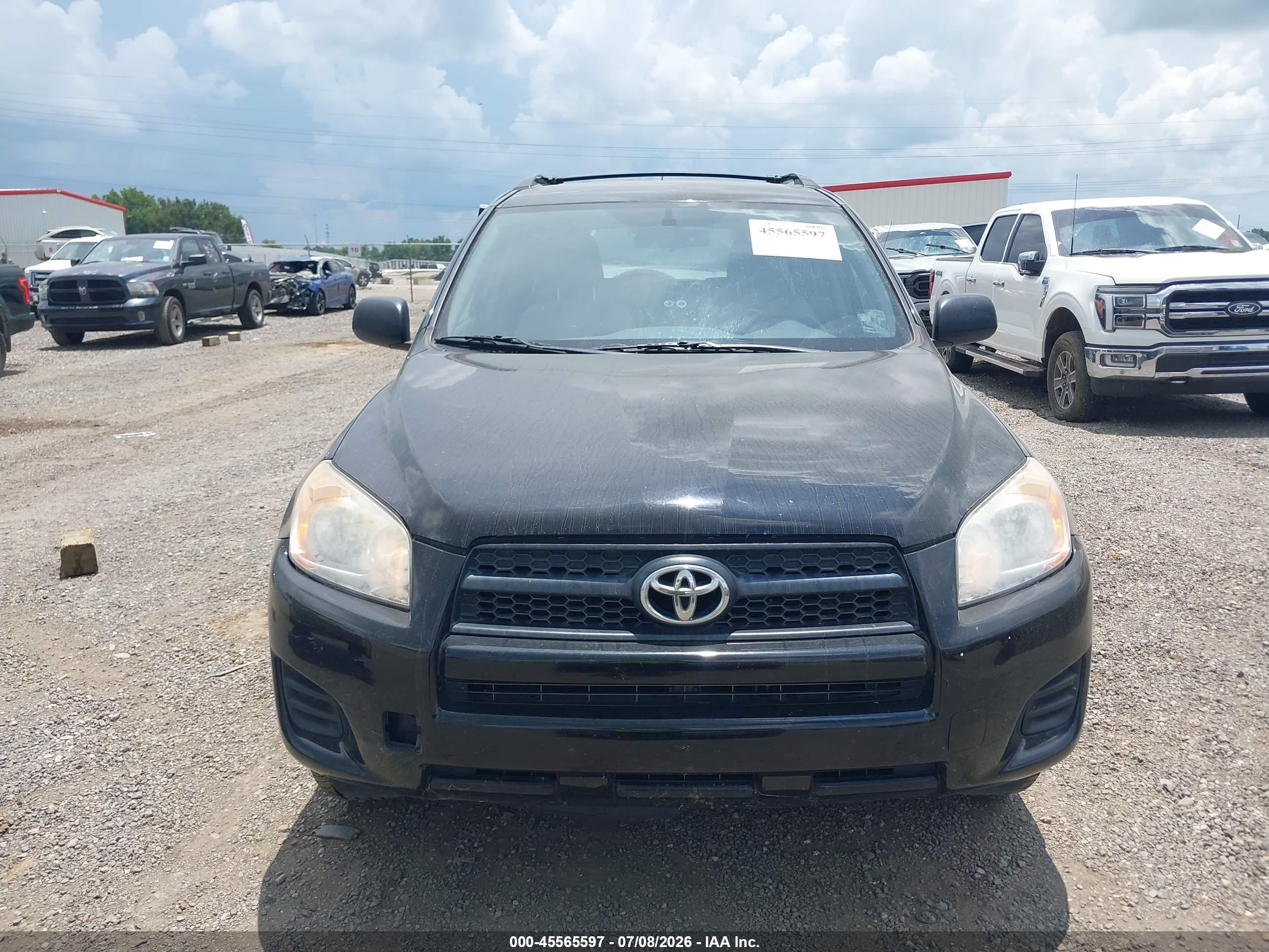 2010 Toyota Rav4   Black vin: 2T3ZF4DV8AW029679