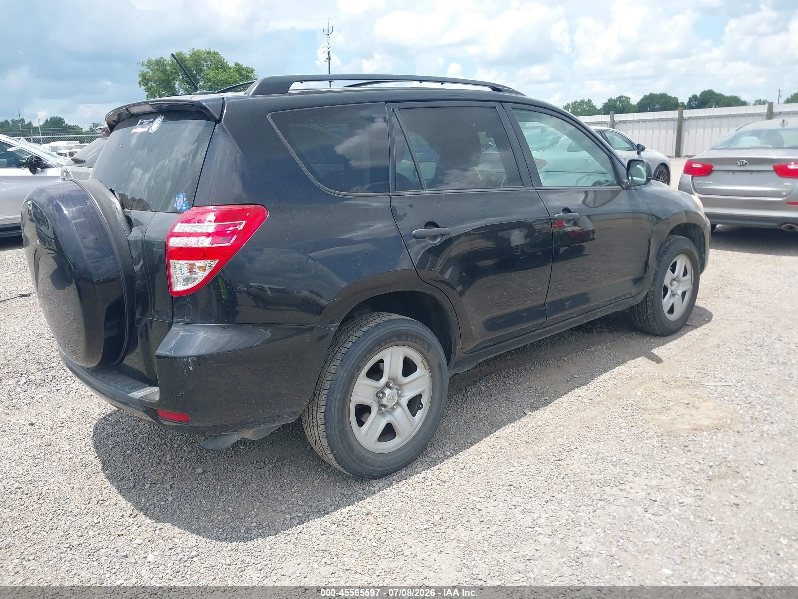 2010 Toyota Rav4   Black vin: 2T3ZF4DV8AW029679