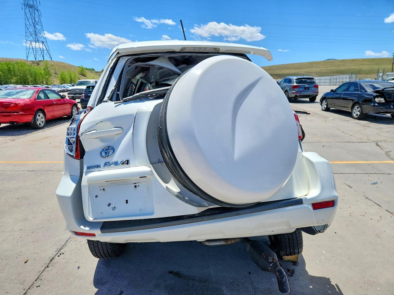 2010 Toyota Rav4 Base White vin: 2T3ZF4DV8AW045574