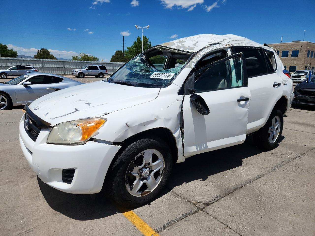 2010 Toyota Rav4 Base White vin: 2T3ZF4DV8AW045574