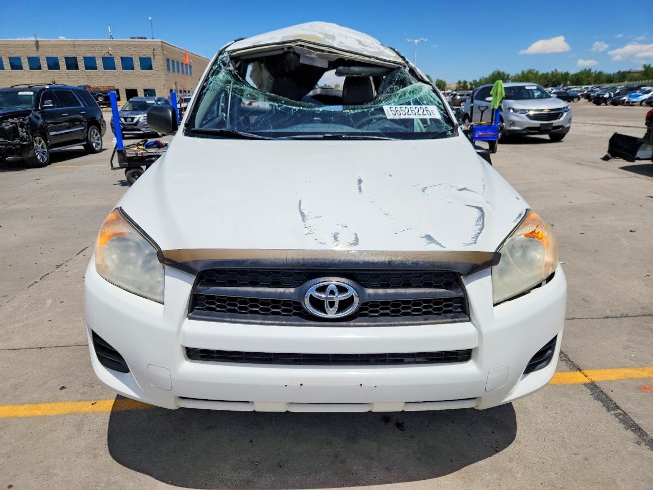 2010 Toyota Rav4 Base White vin: 2T3ZF4DV8AW045574
