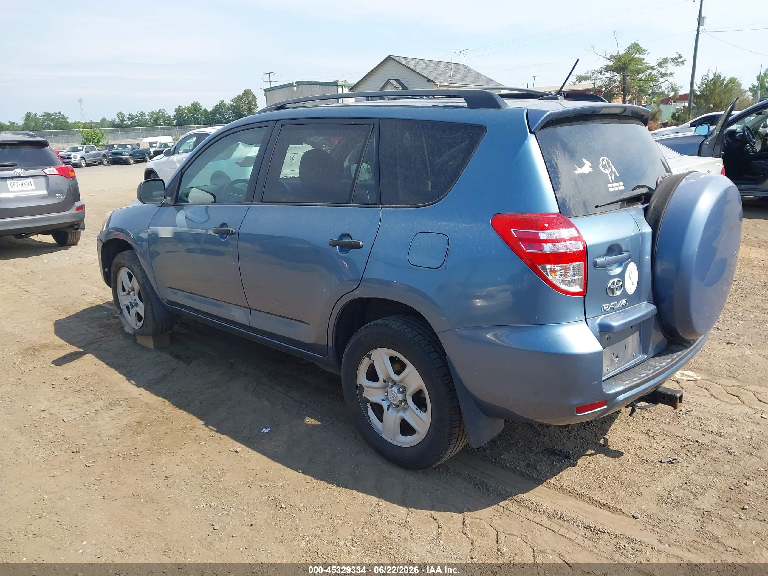 2011 Toyota Rav4   Blue vin: 2T3ZF4DV8BW063140
