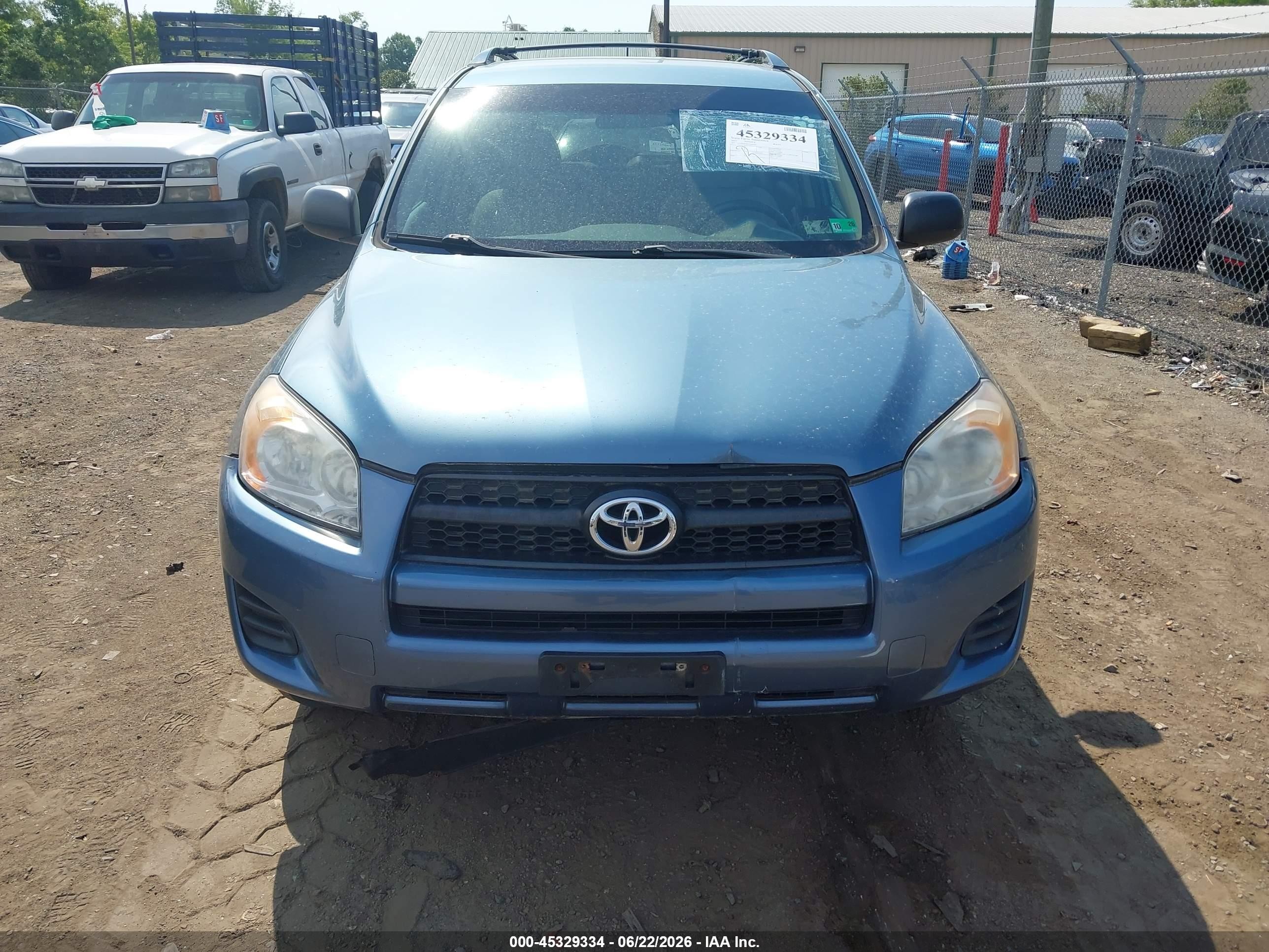 2011 Toyota Rav4   Blue vin: 2T3ZF4DV8BW063140