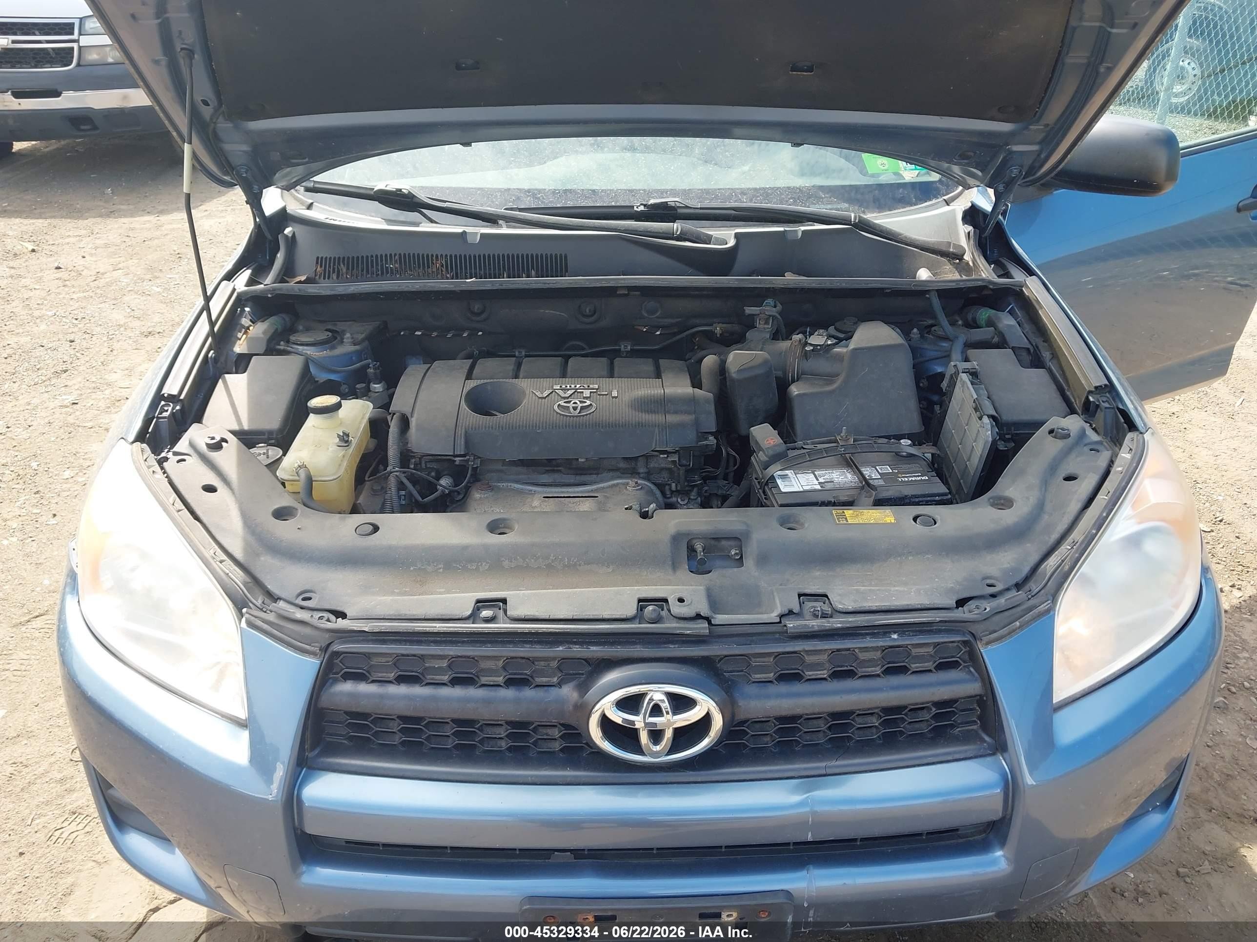 2011 Toyota Rav4   Blue vin: 2T3ZF4DV8BW063140