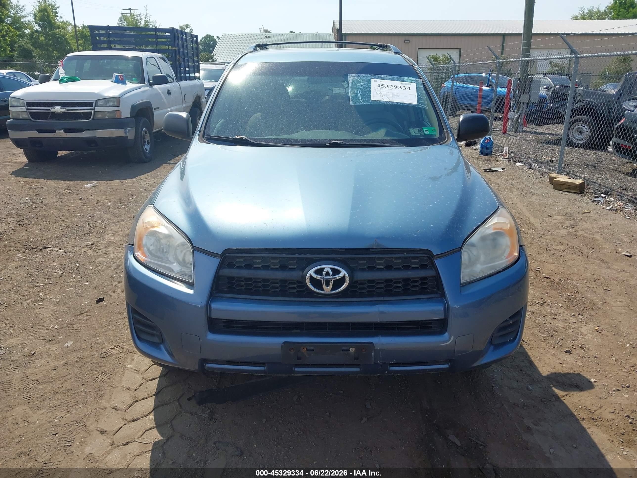 2011 Toyota Rav4   Blue vin: 2T3ZF4DV8BW063140