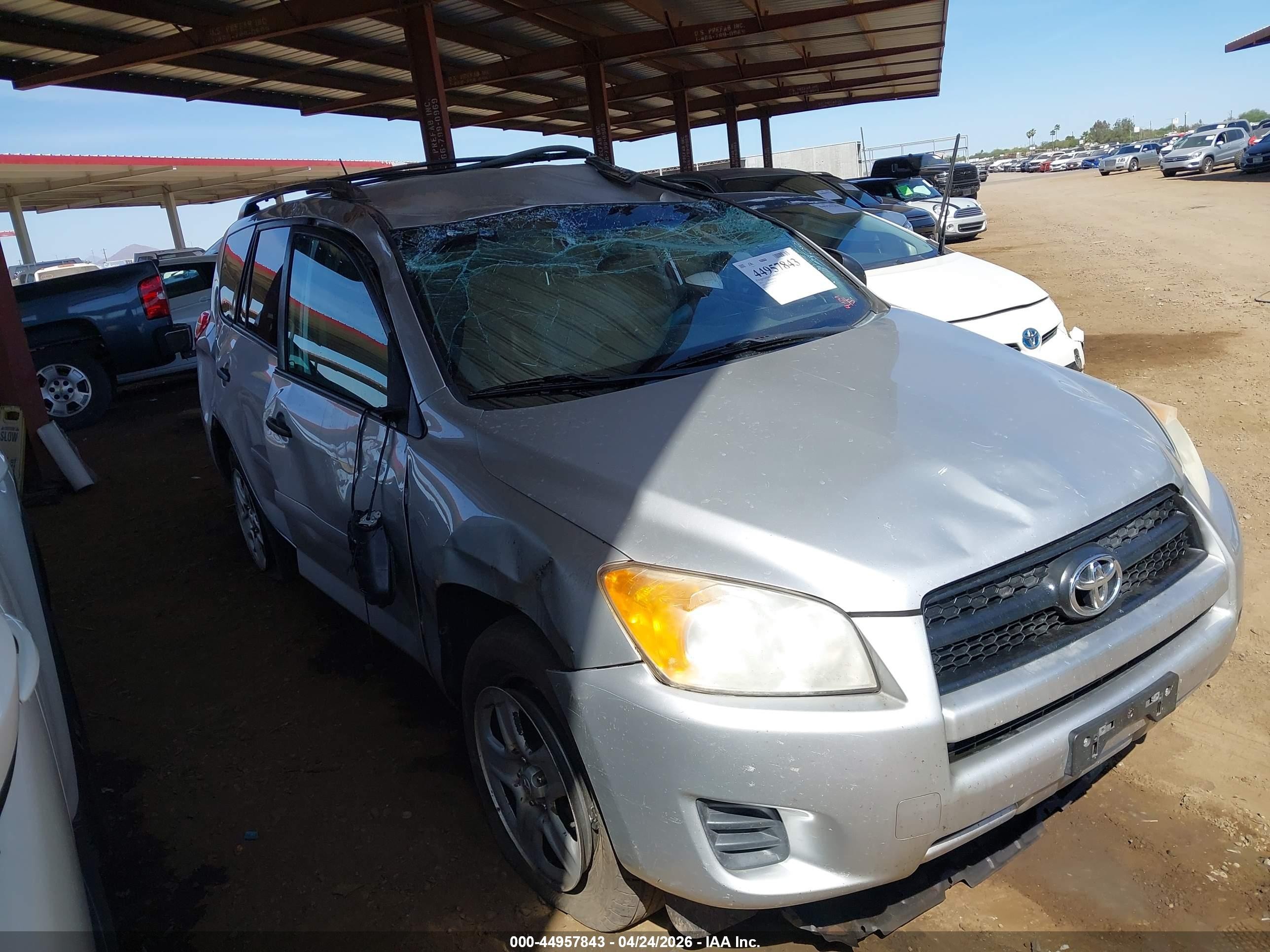 2011 Toyota Rav4   Silver vin: 2T3ZF4DV8BW069181