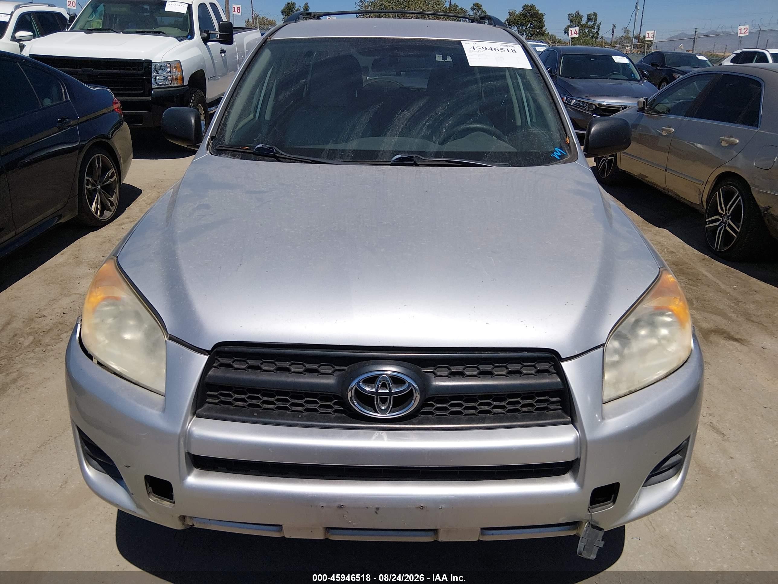 2011 Toyota Rav4   Silver vin: 2T3ZF4DV8BW089138