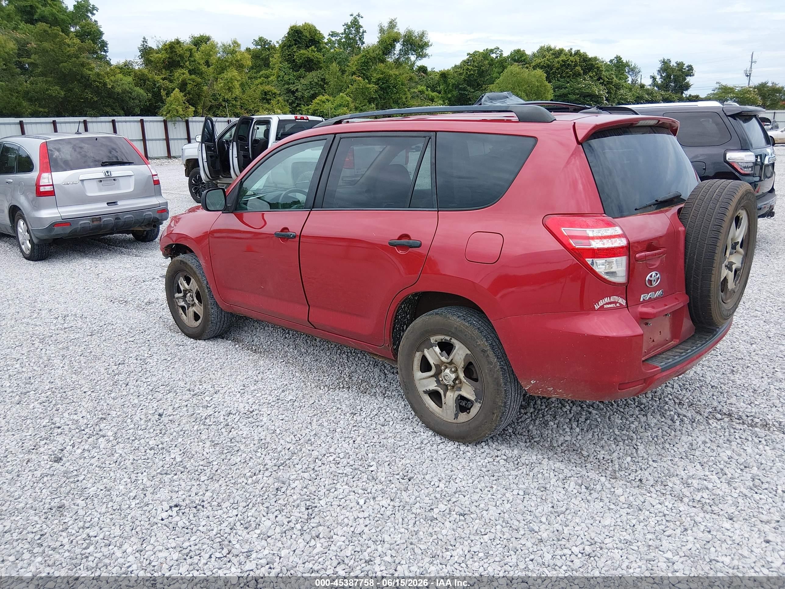 2011 Toyota Rav4   Red vin: 2T3ZF4DV8BW096879