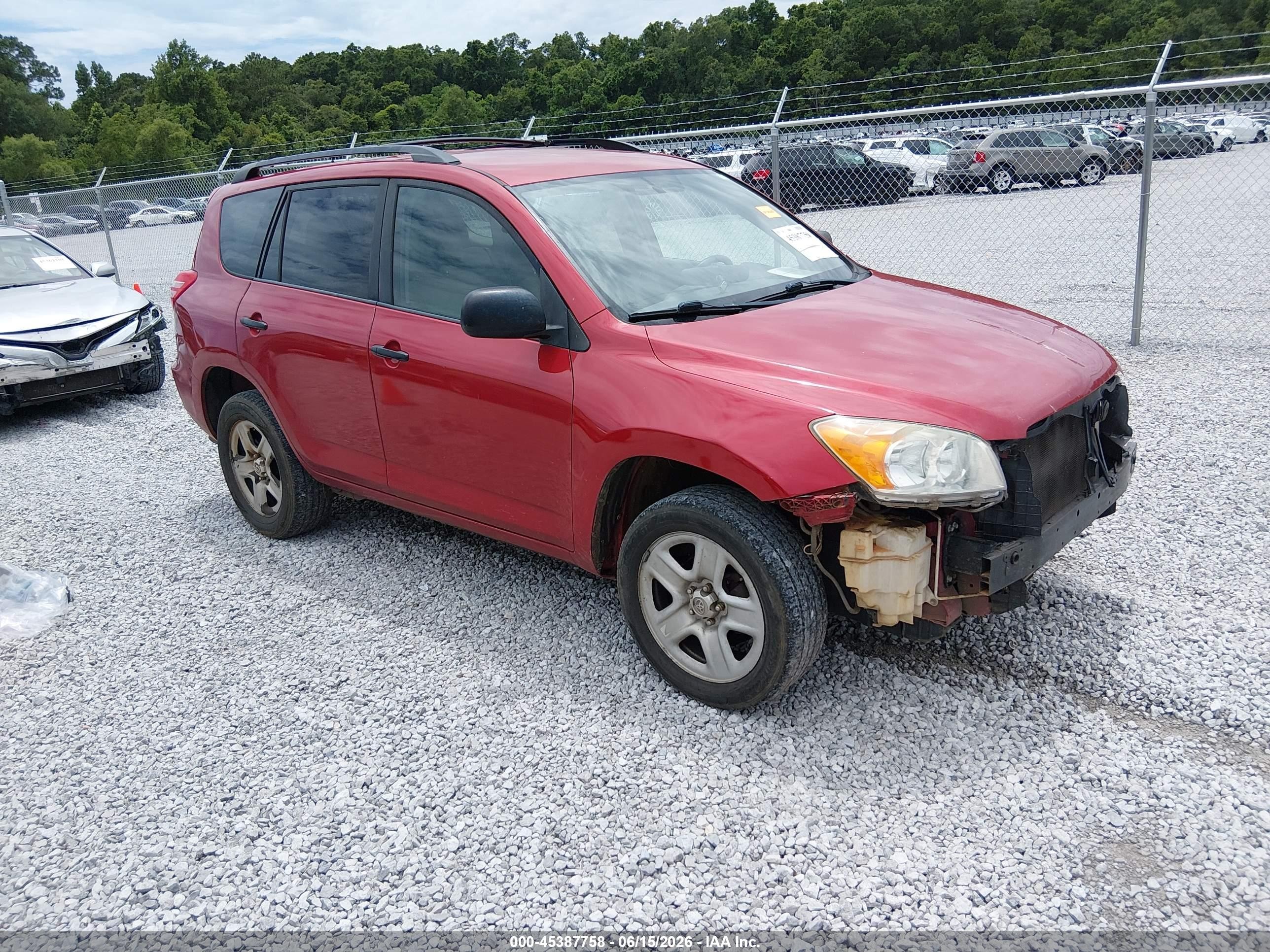 2011 Toyota Rav4   Красный vin: 2T3ZF4DV8BW096879