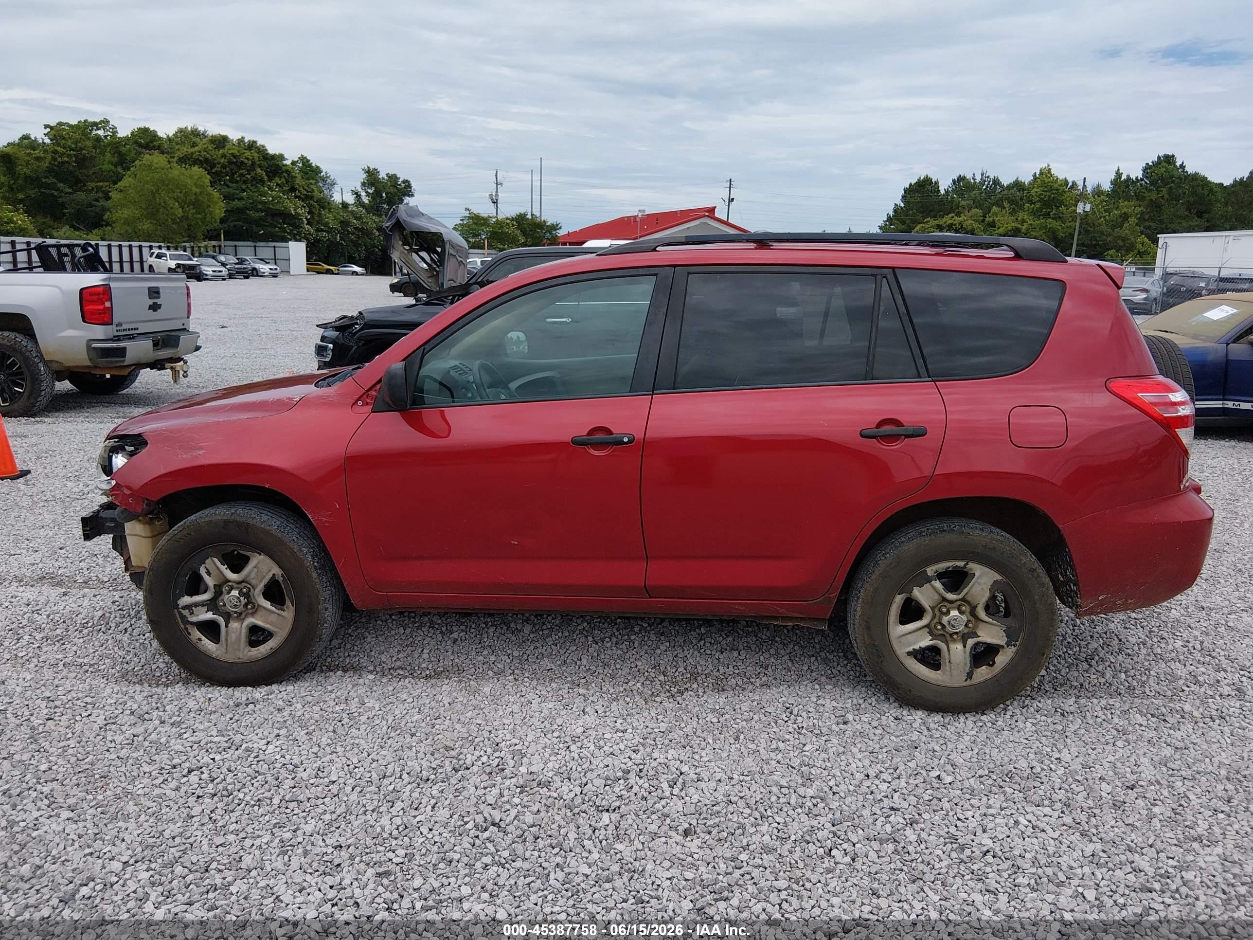 2011 Toyota Rav4   Red vin: 2T3ZF4DV8BW096879