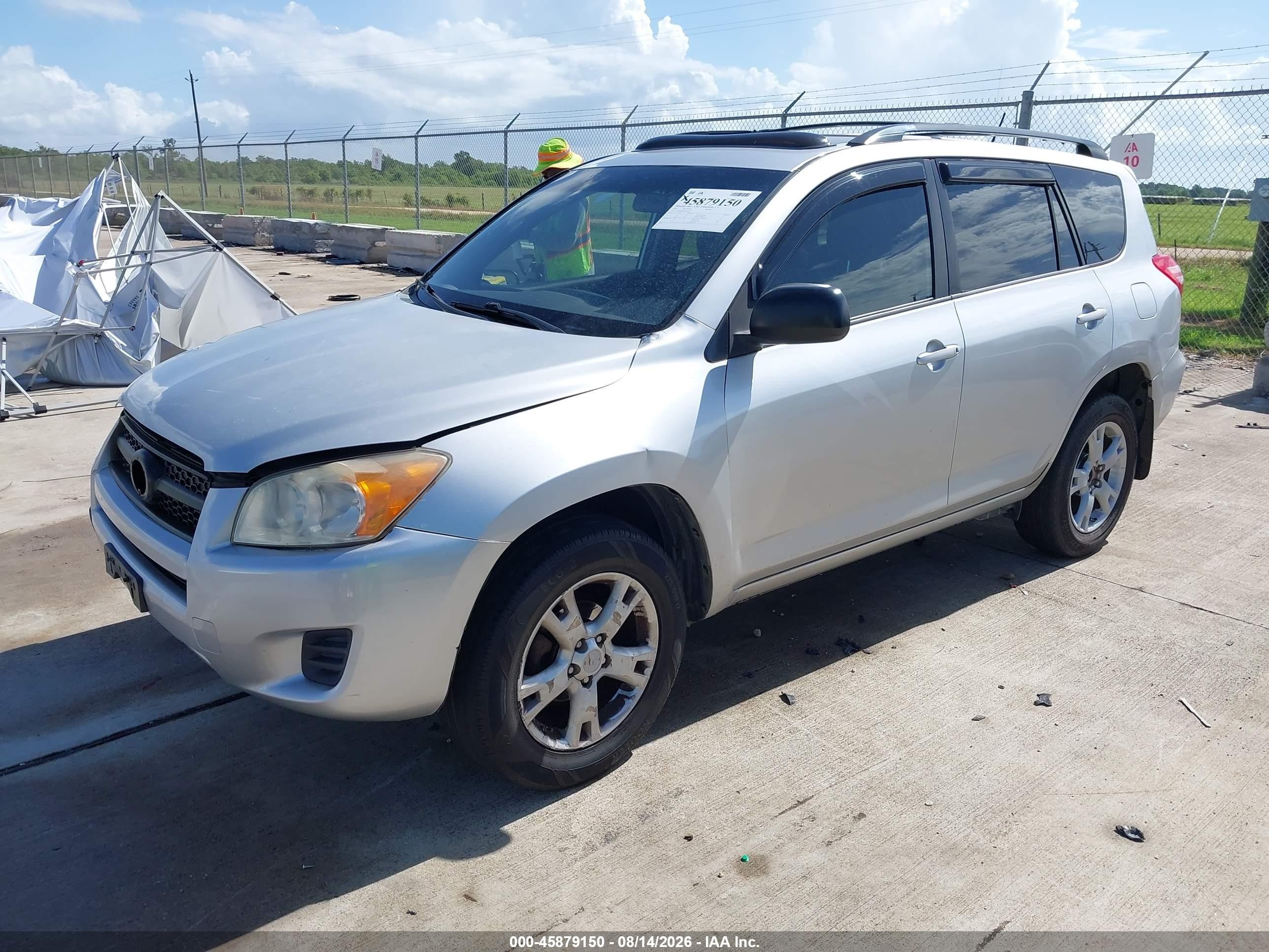 2012 Toyota Rav4   Silver vin: 2T3ZF4DV8CW110619