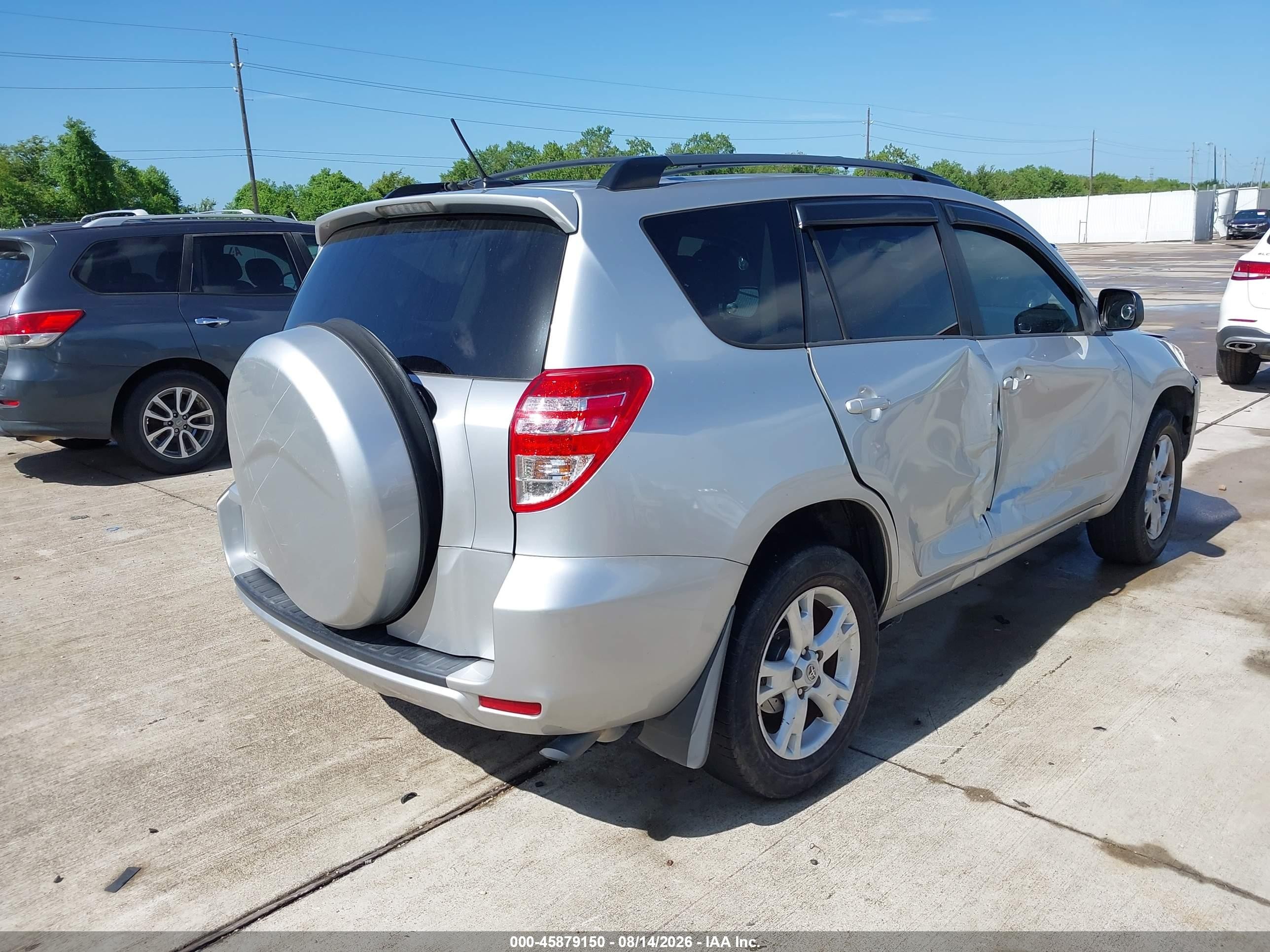 2012 Toyota Rav4   Silver vin: 2T3ZF4DV8CW110619