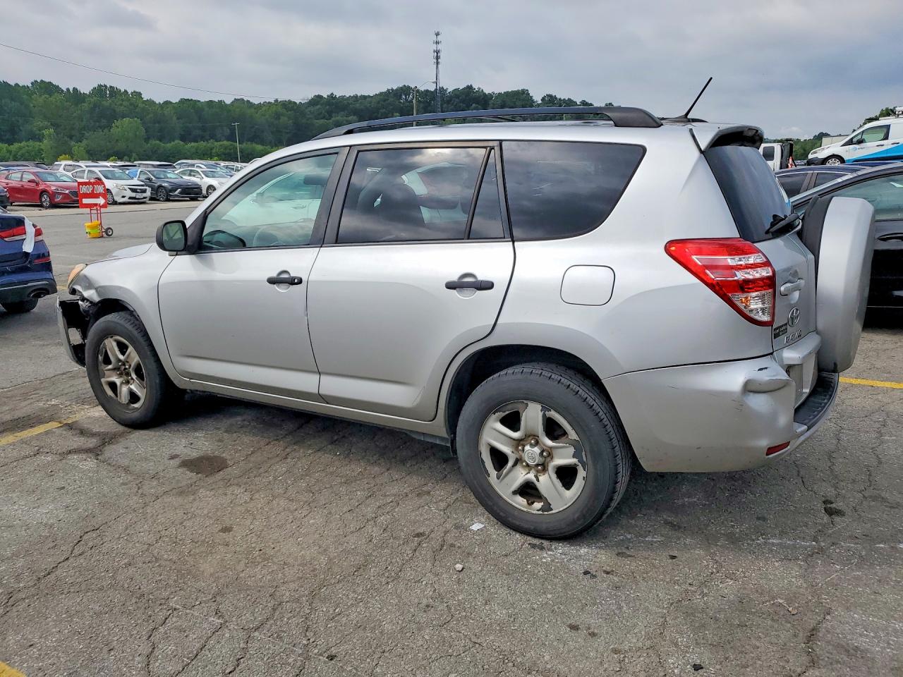 2012 Toyota Rav4 Base Silver vin: 2T3ZF4DV8CW117389