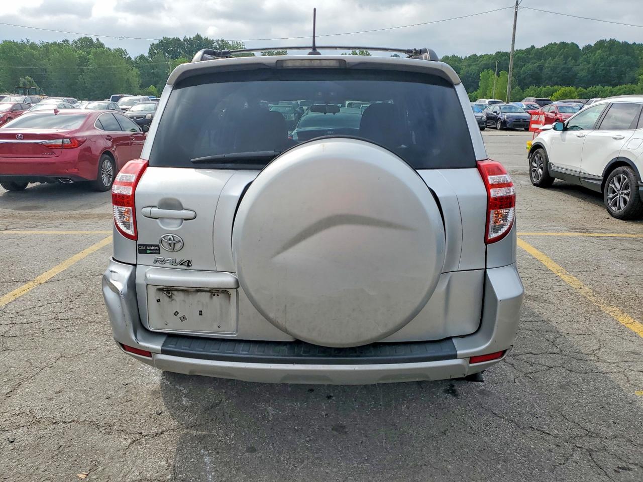 2012 Toyota Rav4 Base Silver vin: 2T3ZF4DV8CW117389
