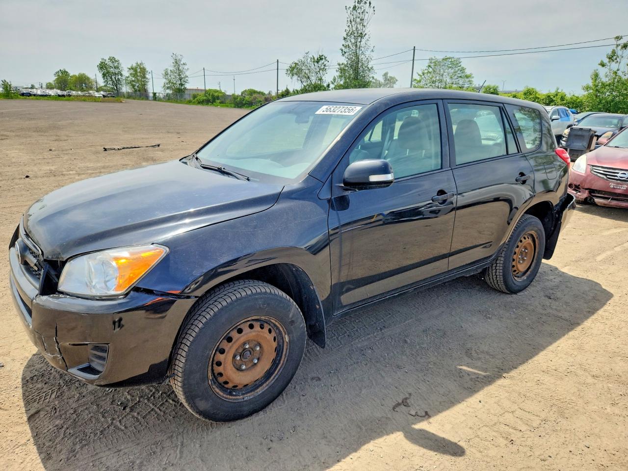 2012 Toyota Rav4 Base Black vin: 2T3ZF4DV8CW128439