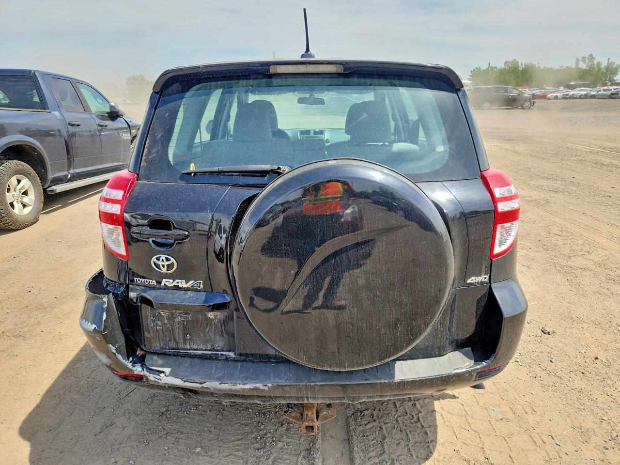 2012 Toyota Rav4 Base Black vin: 2T3ZF4DV8CW128439