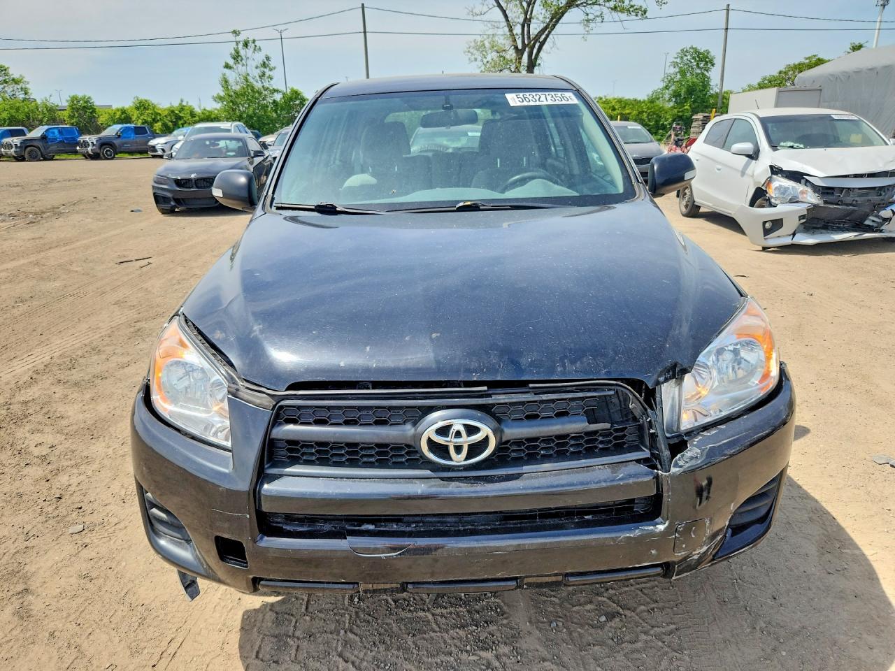 2012 Toyota Rav4 Base Black vin: 2T3ZF4DV8CW128439