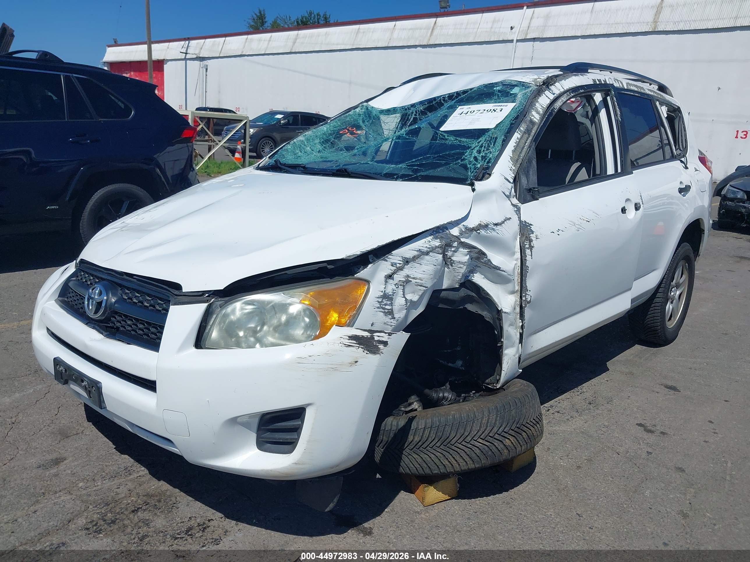 2012 Toyota Rav4   White vin: 2T3ZF4DV8CW143927