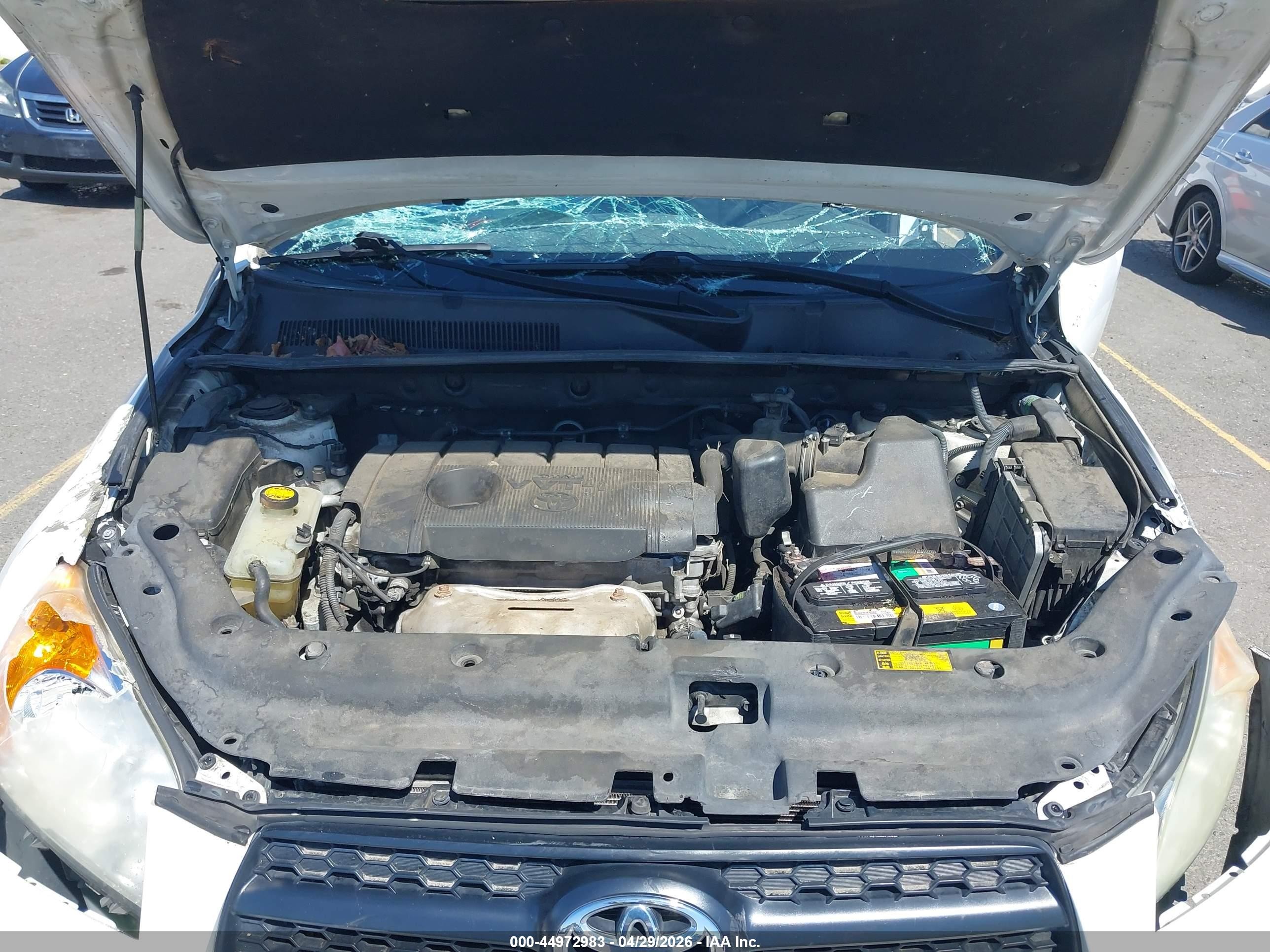 2012 Toyota Rav4   White vin: 2T3ZF4DV8CW143927