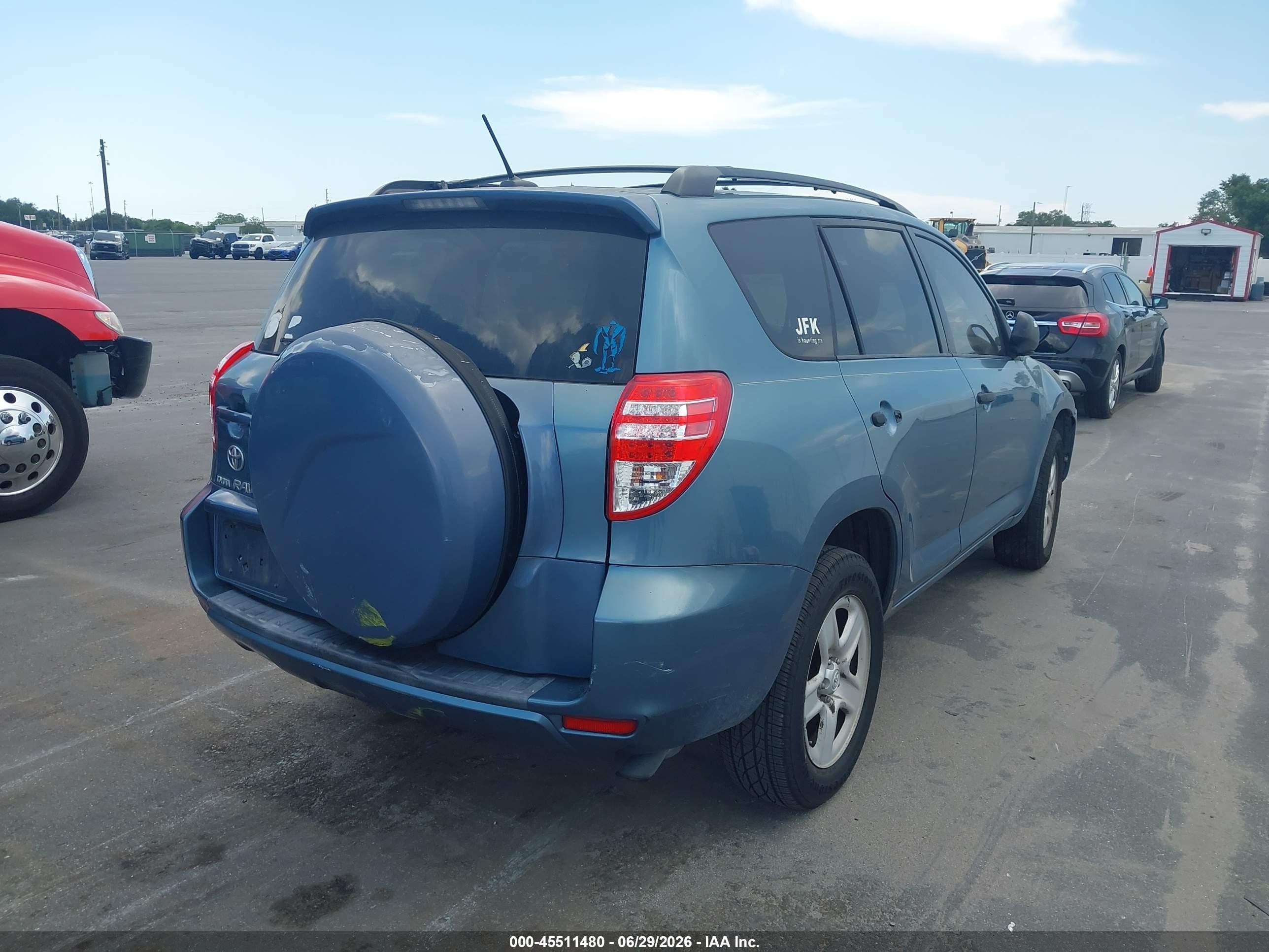 2010 Toyota Rav4   Light Blue vin: 2T3ZF4DV9AW019274