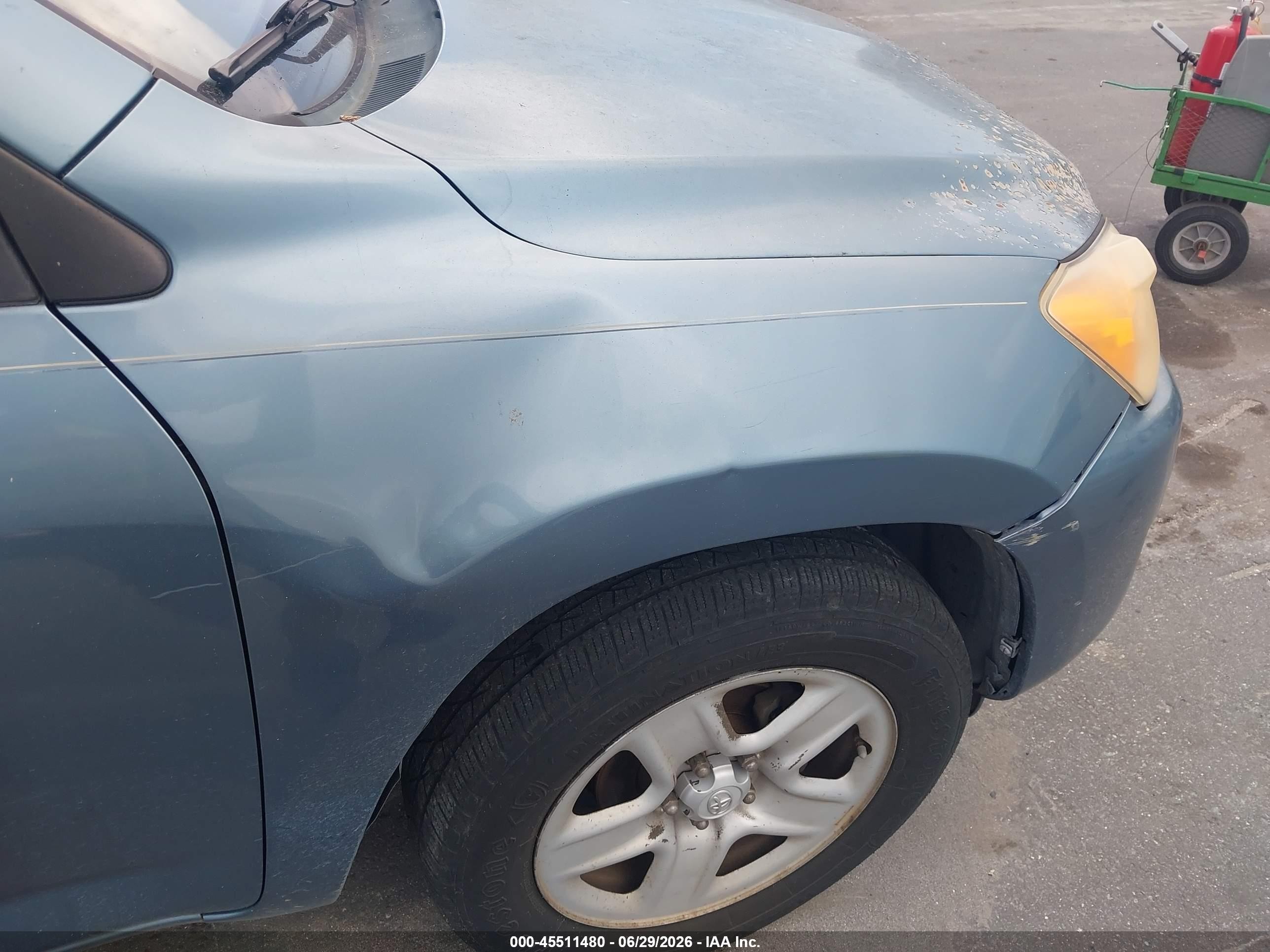 2010 Toyota Rav4   Light Blue vin: 2T3ZF4DV9AW019274