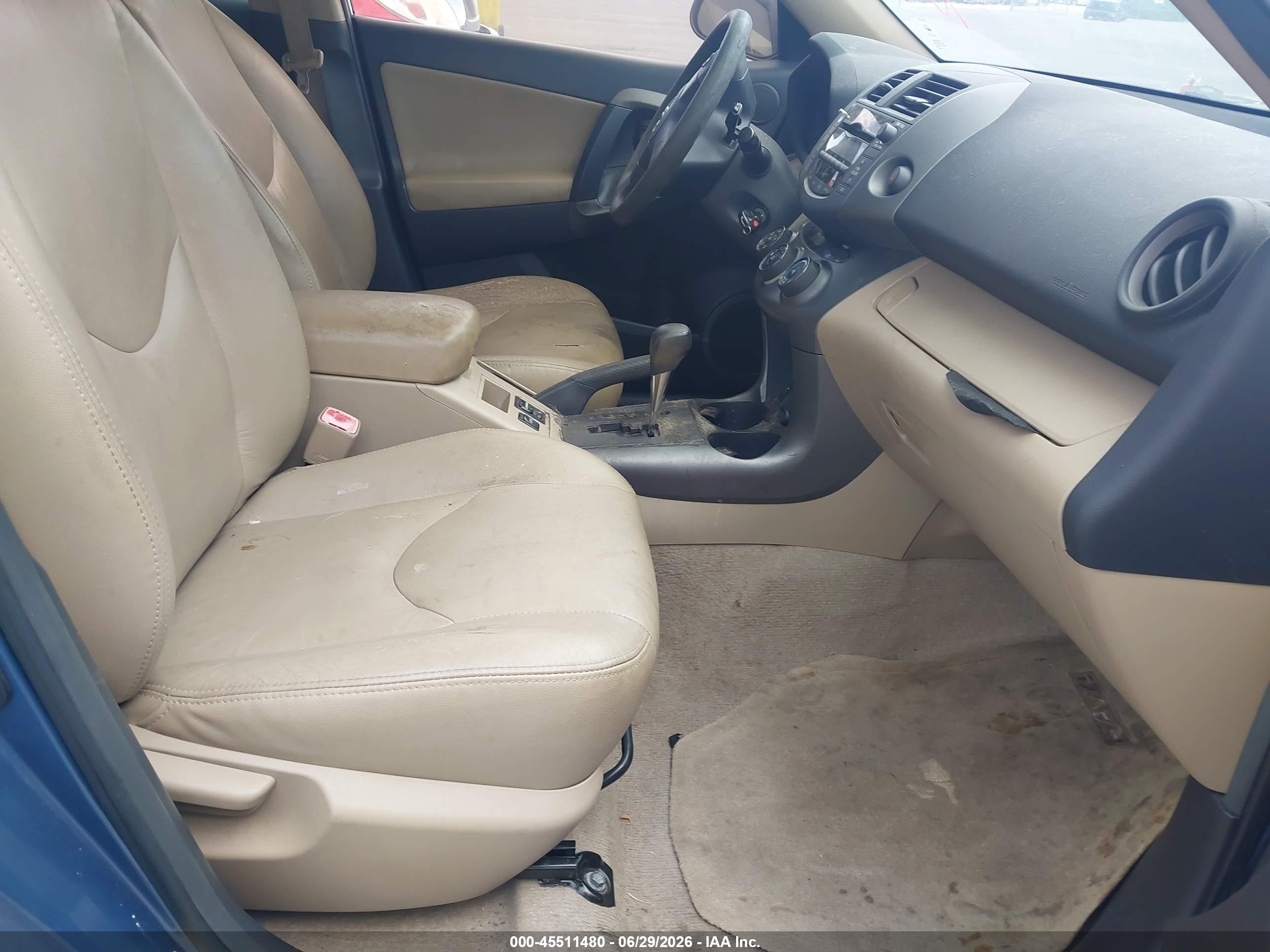 2010 Toyota Rav4   Light Blue vin: 2T3ZF4DV9AW019274